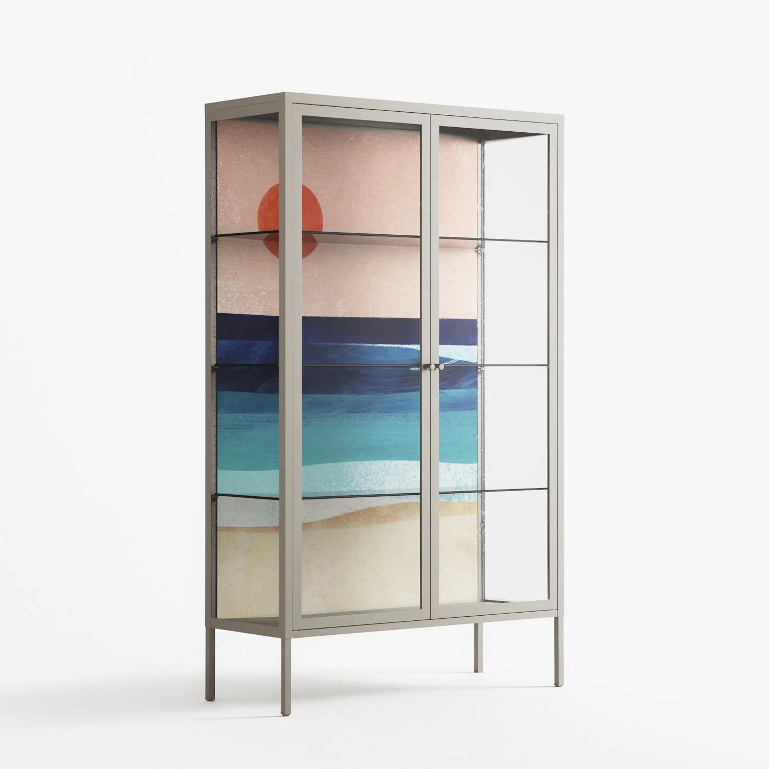 The Wave - Cabinet - Henry Rivers - Pebble - Clear glass - Image 4
