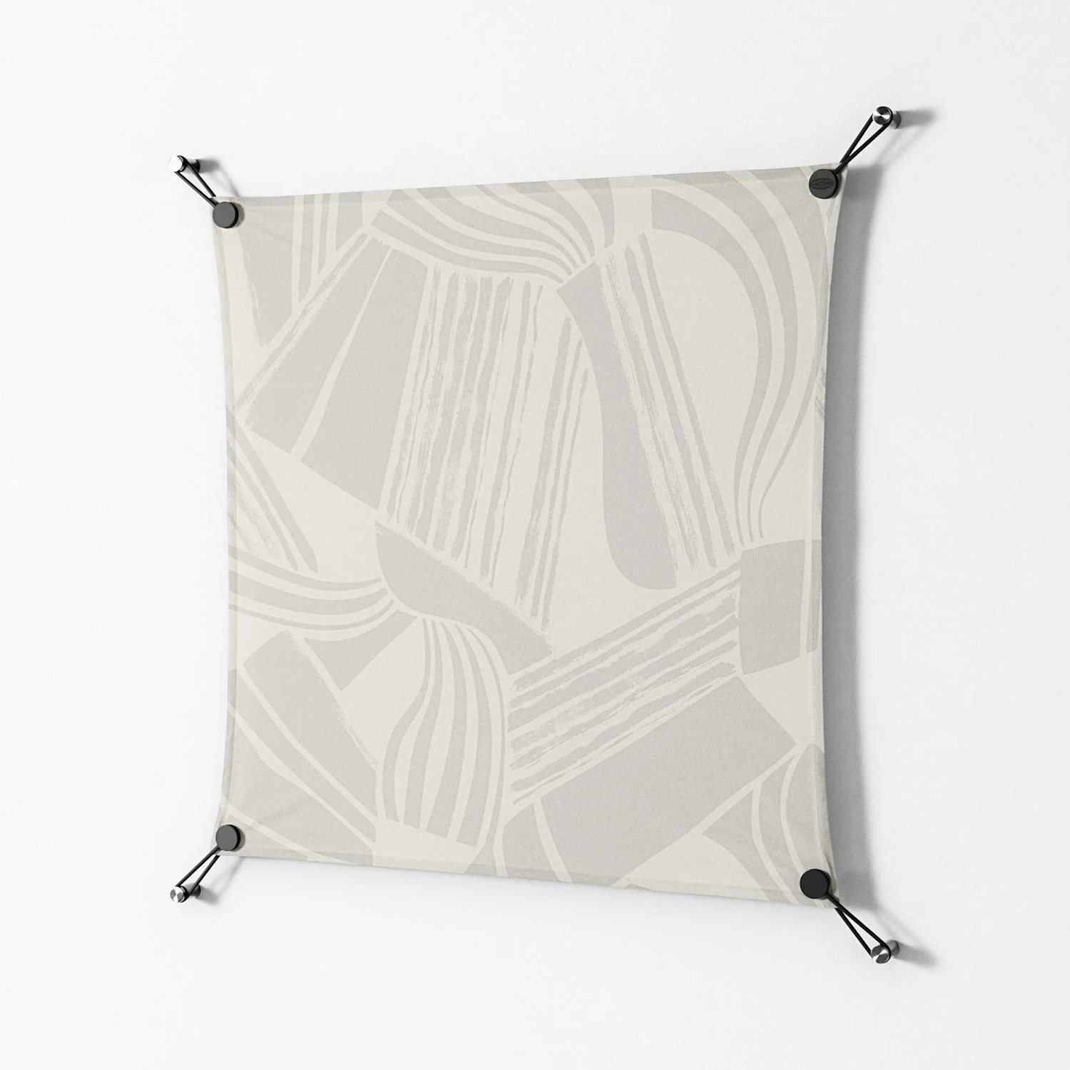 Touch the Ground - Work On Wall - Amy Suther - Black - 70 x 70 cm - Image 2