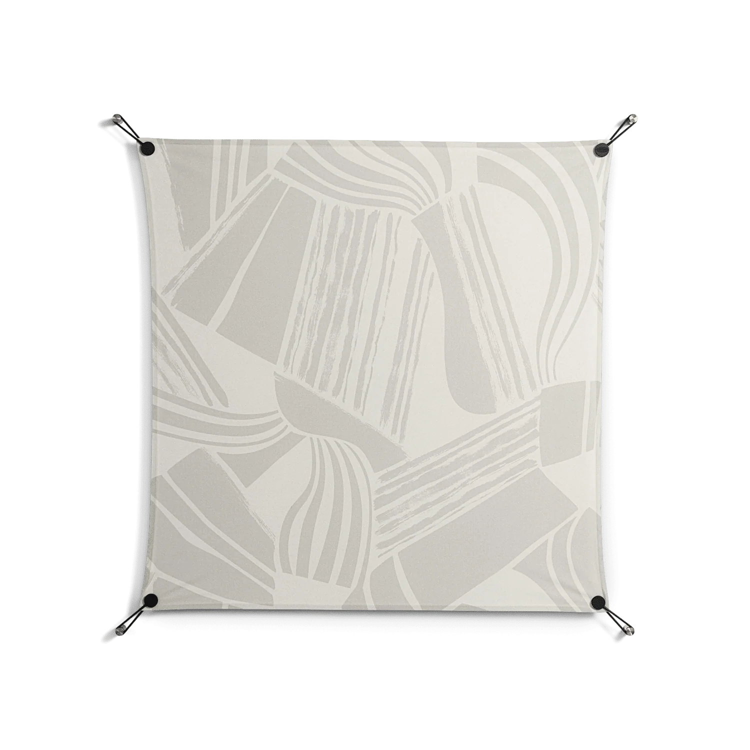 Touch the Ground - Work On Wall - Amy Suther - Black - 90 x 90 cm