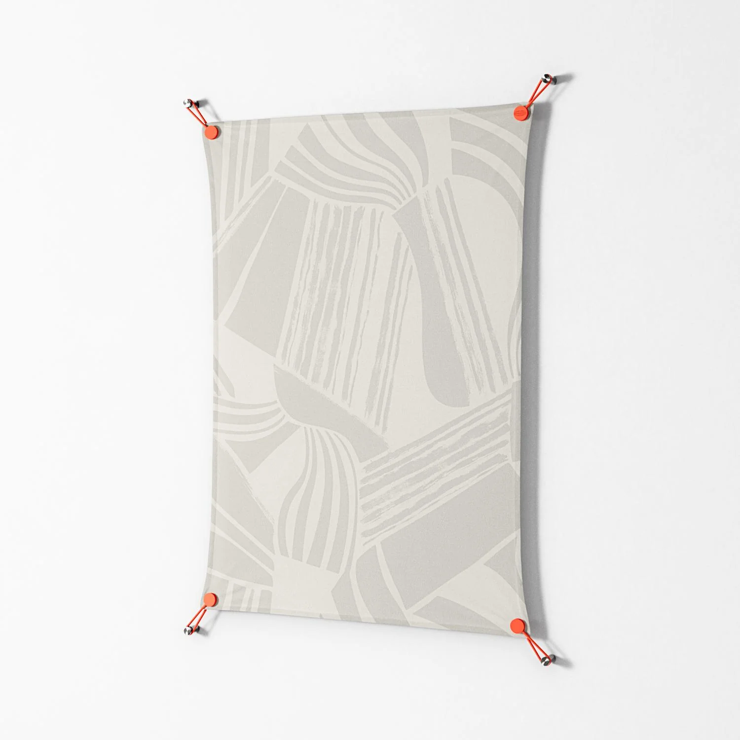 Touch the Ground - Work On Wall - Amy Suther - Orange - 70 x 100 cm - Image 2
