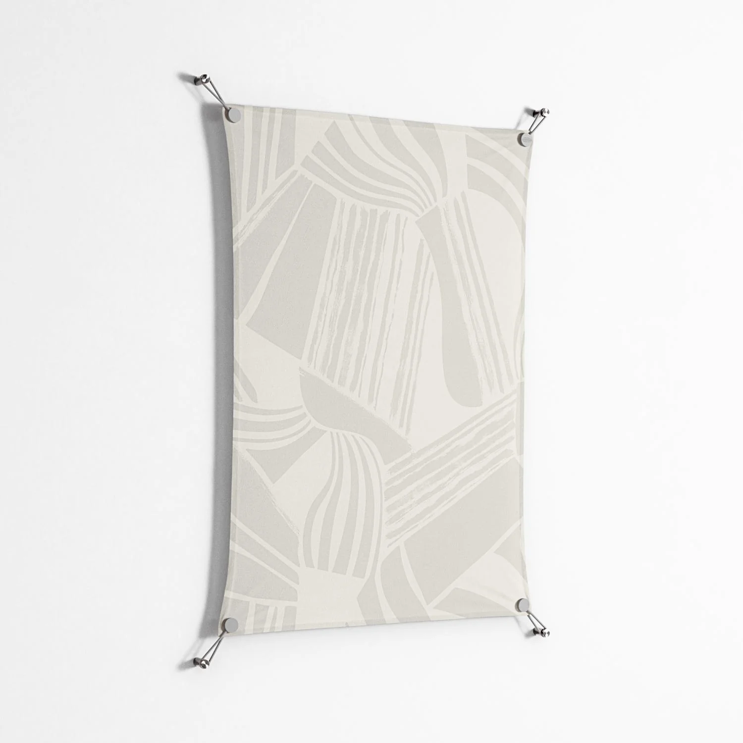Touch the Ground - Work On Wall - Amy Suther - Silver - 70 x 100 cm - Image 2