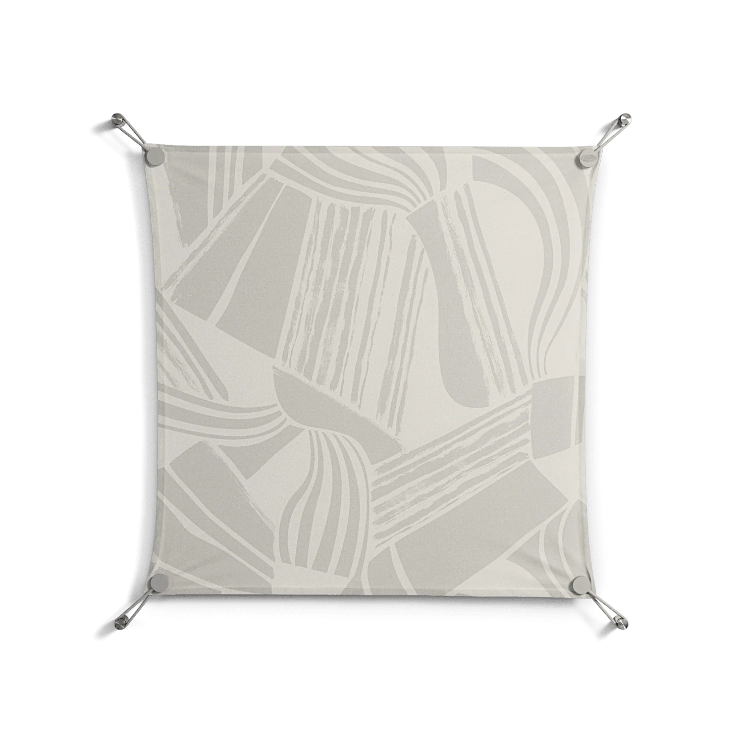 Touch the Ground - Work On Wall - Amy Suther - Silver - 70 x 70 cm