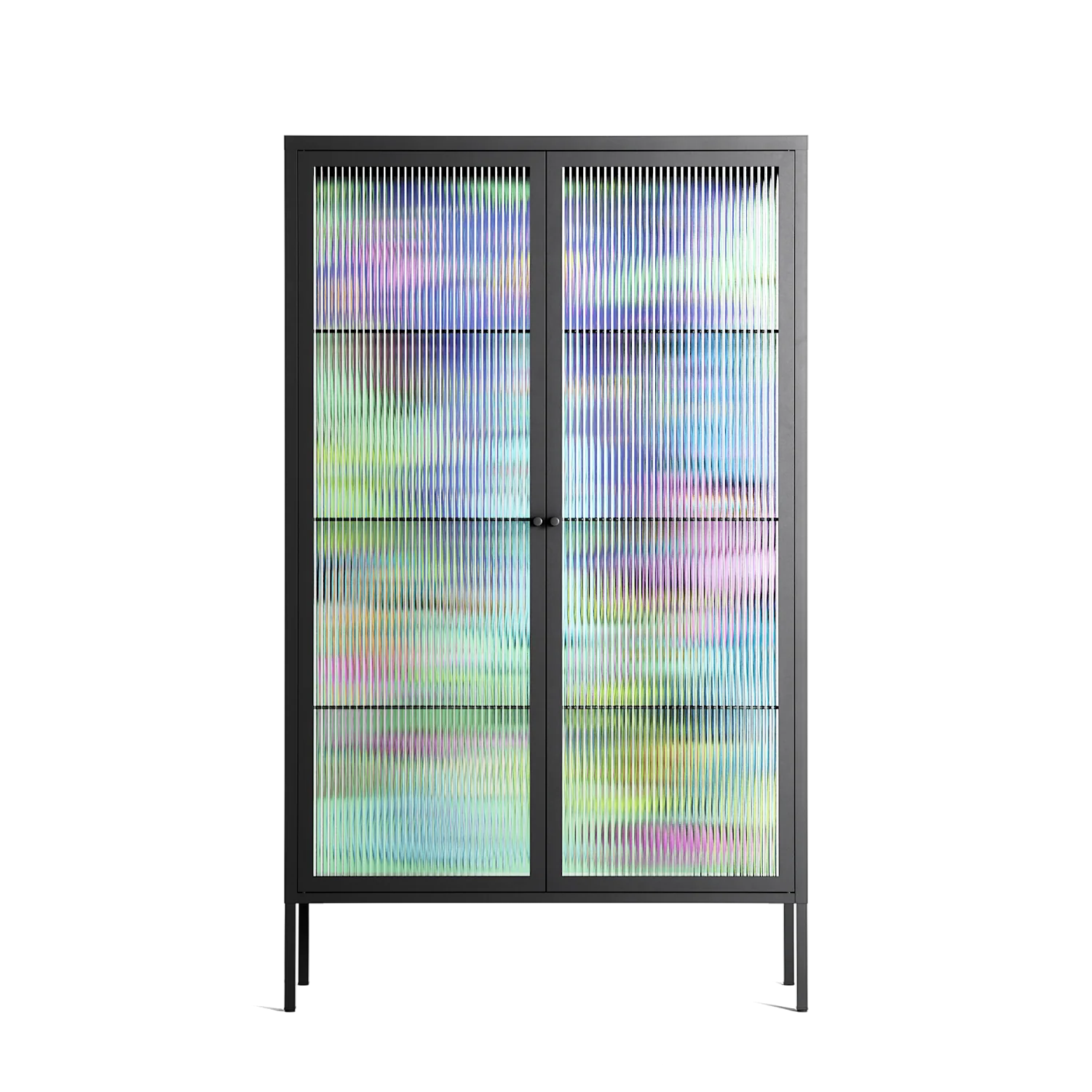 Transmutation - Cabinet - Cezar Berje - Antracite - Reeded glass