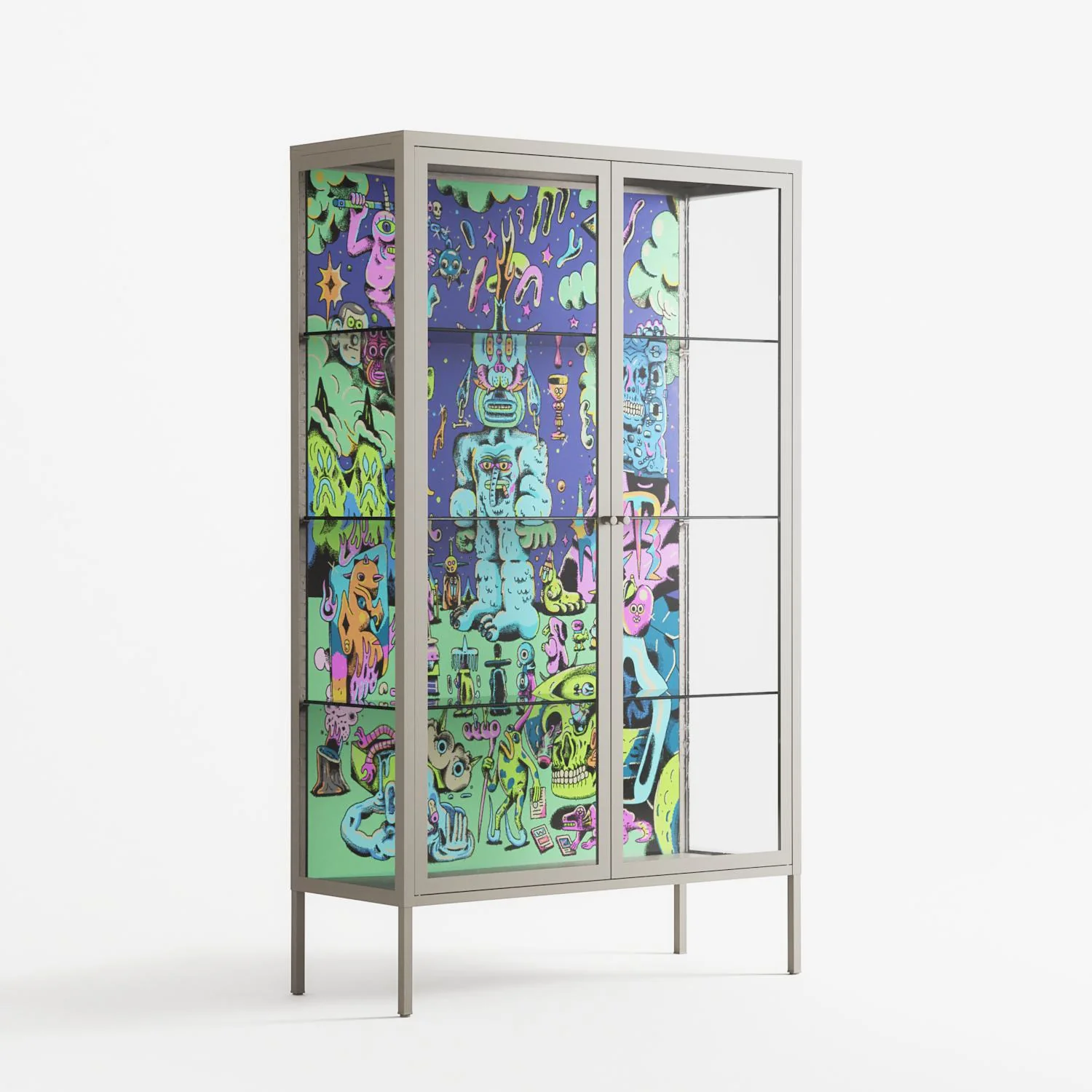 Transmutation - Cabinet - Cezar Berje - Pebble - Clear glass - Image 4
