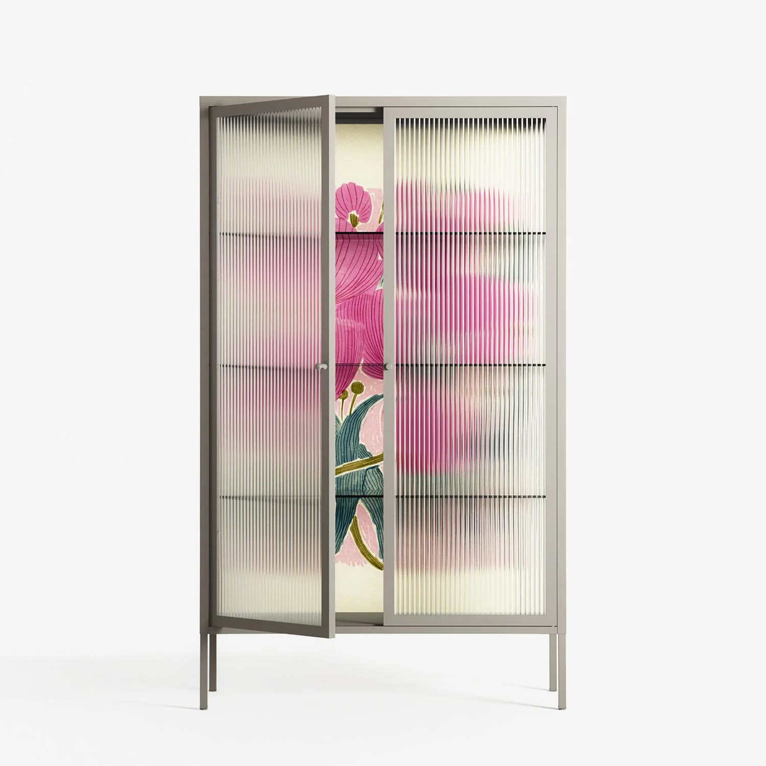Tulips - Cabinet - Katie O’Shea - Pebble - Reeded glass - Image 2