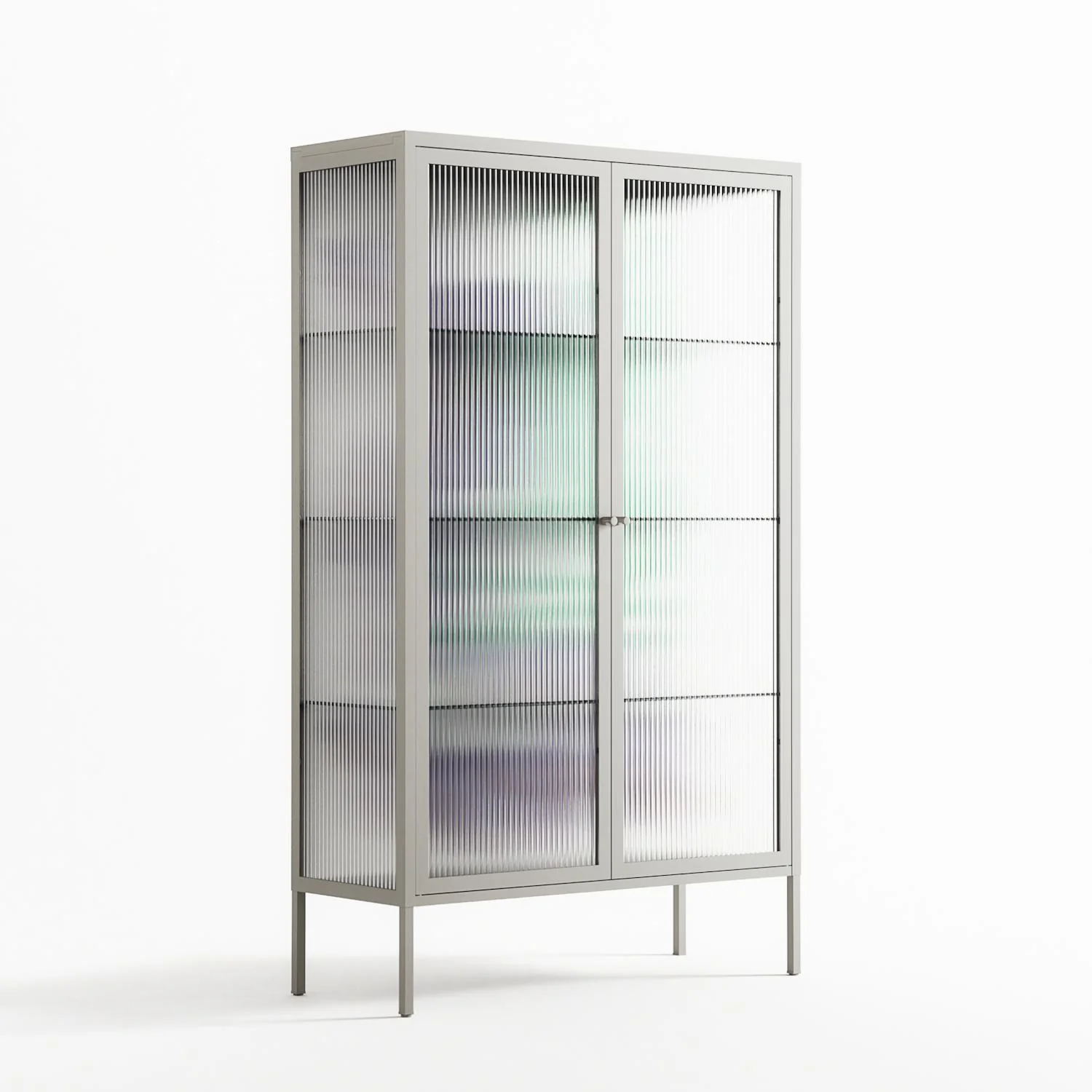 Tulips Purple - Cabinet - Katie O’Shea - Chalk - Reeded glass - Image 4