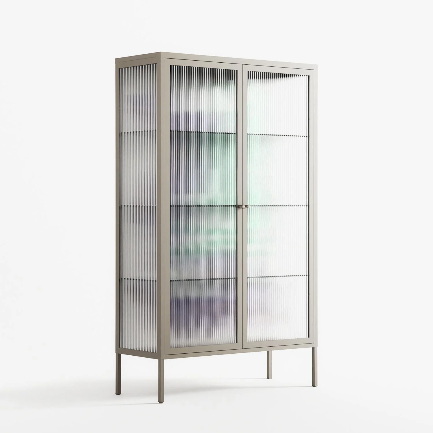 Tulips Purple - Cabinet - Katie O’Shea - Pebble - Reeded glass - Image 4