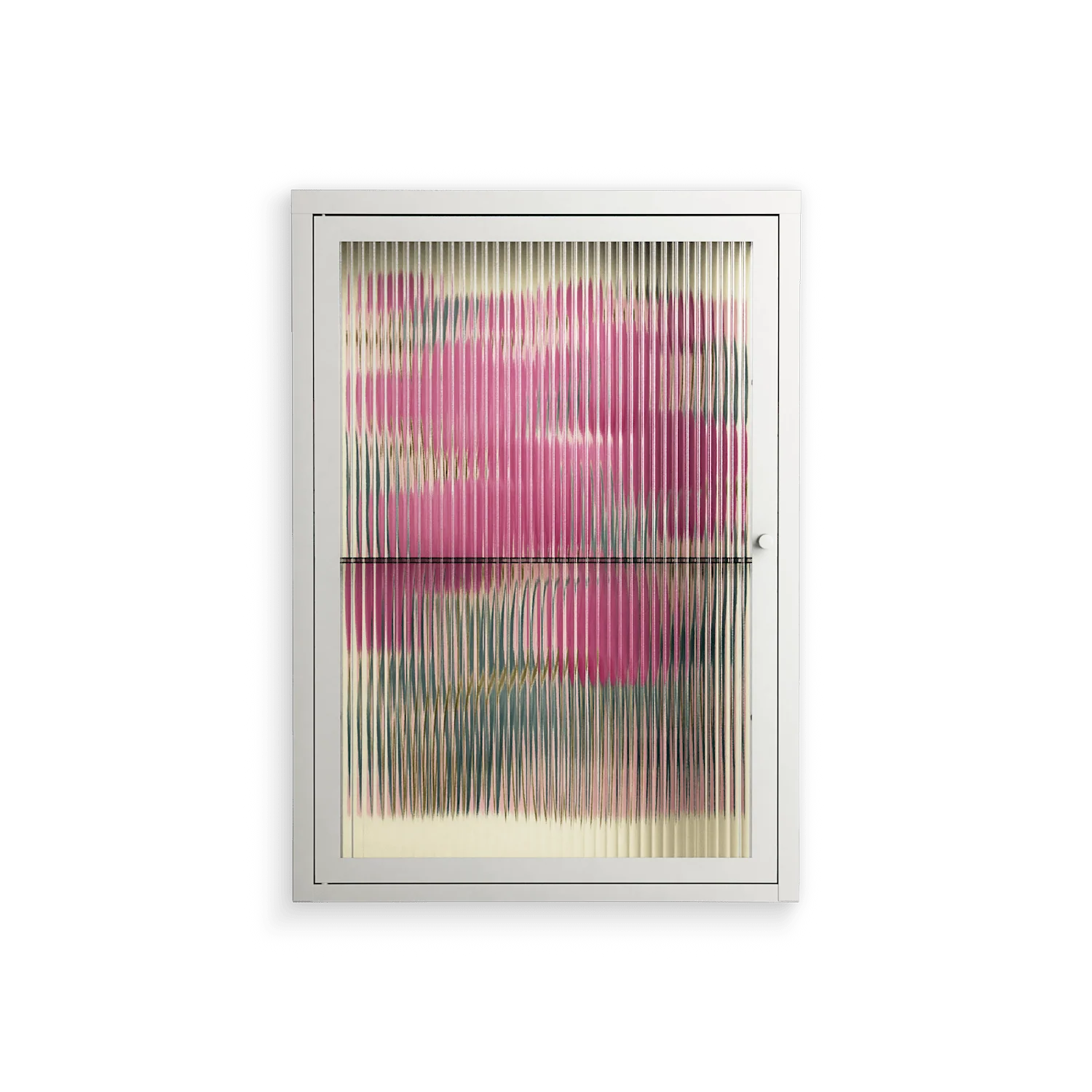 Tulips - Wall Cabinet - Katie O’Shea - Chalk - Reeded glass