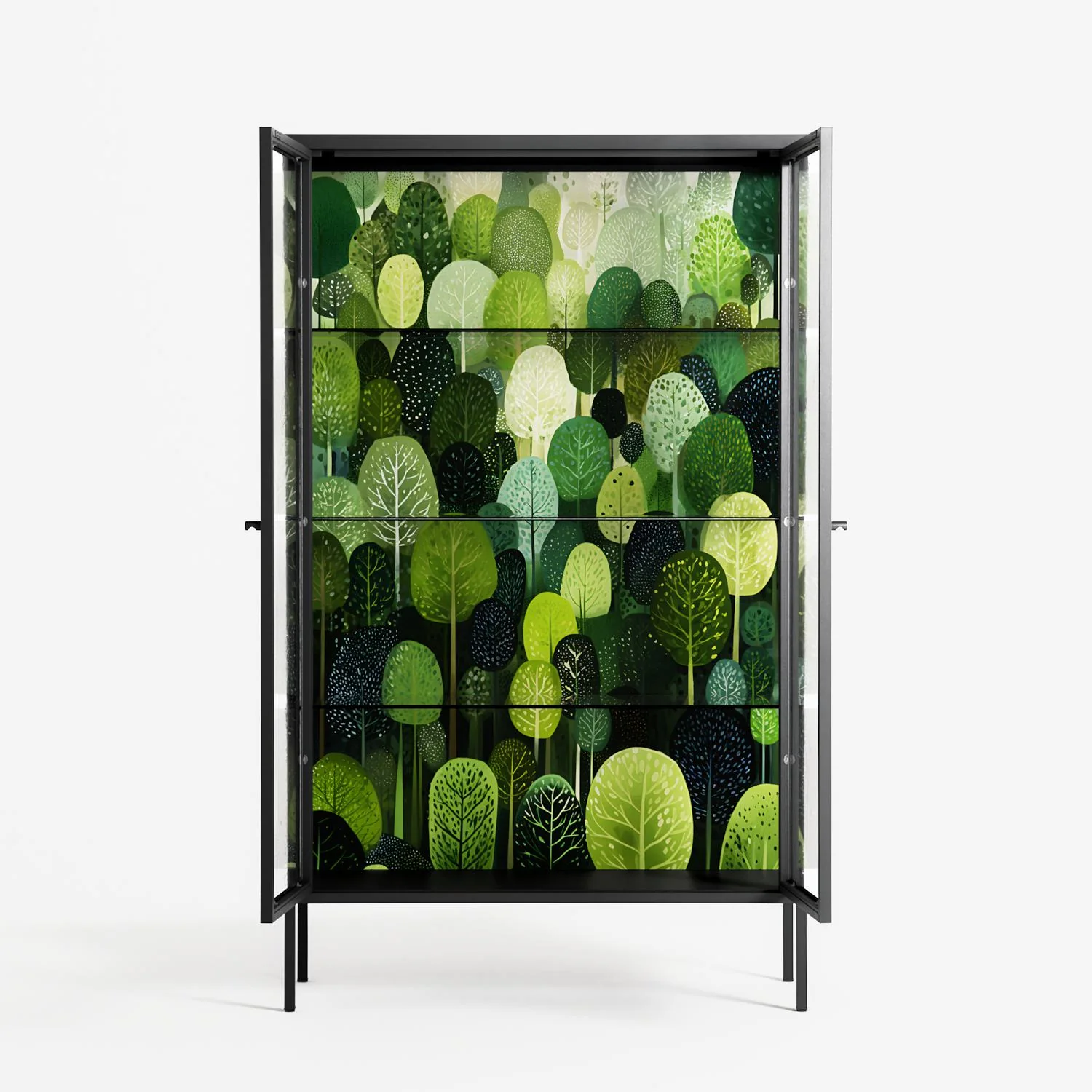 Tummetott - Cabinet - Nur Rydberg - Antracite - Clear glass - Image 3