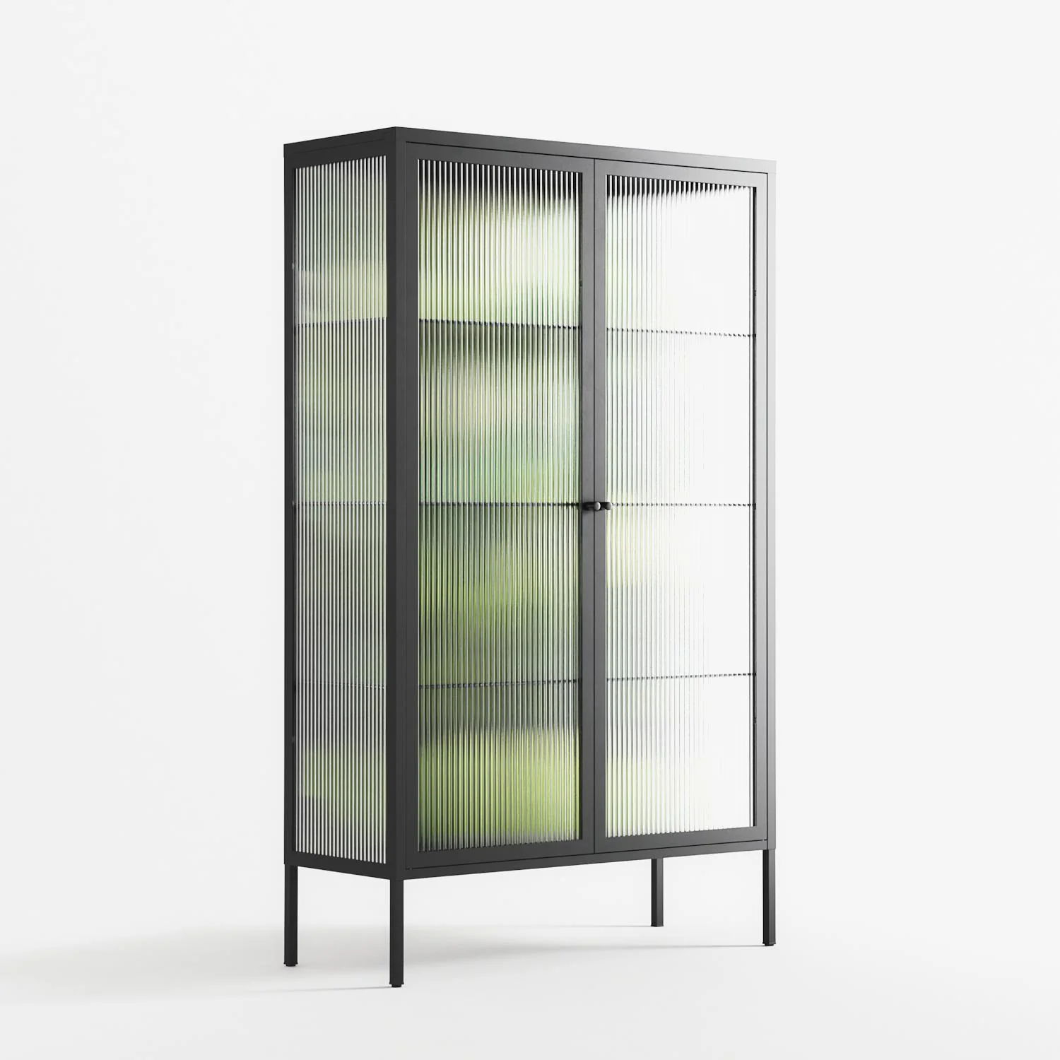 Tummetott - Cabinet - Nur Rydberg - Antracite - Reeded glass - Image 4