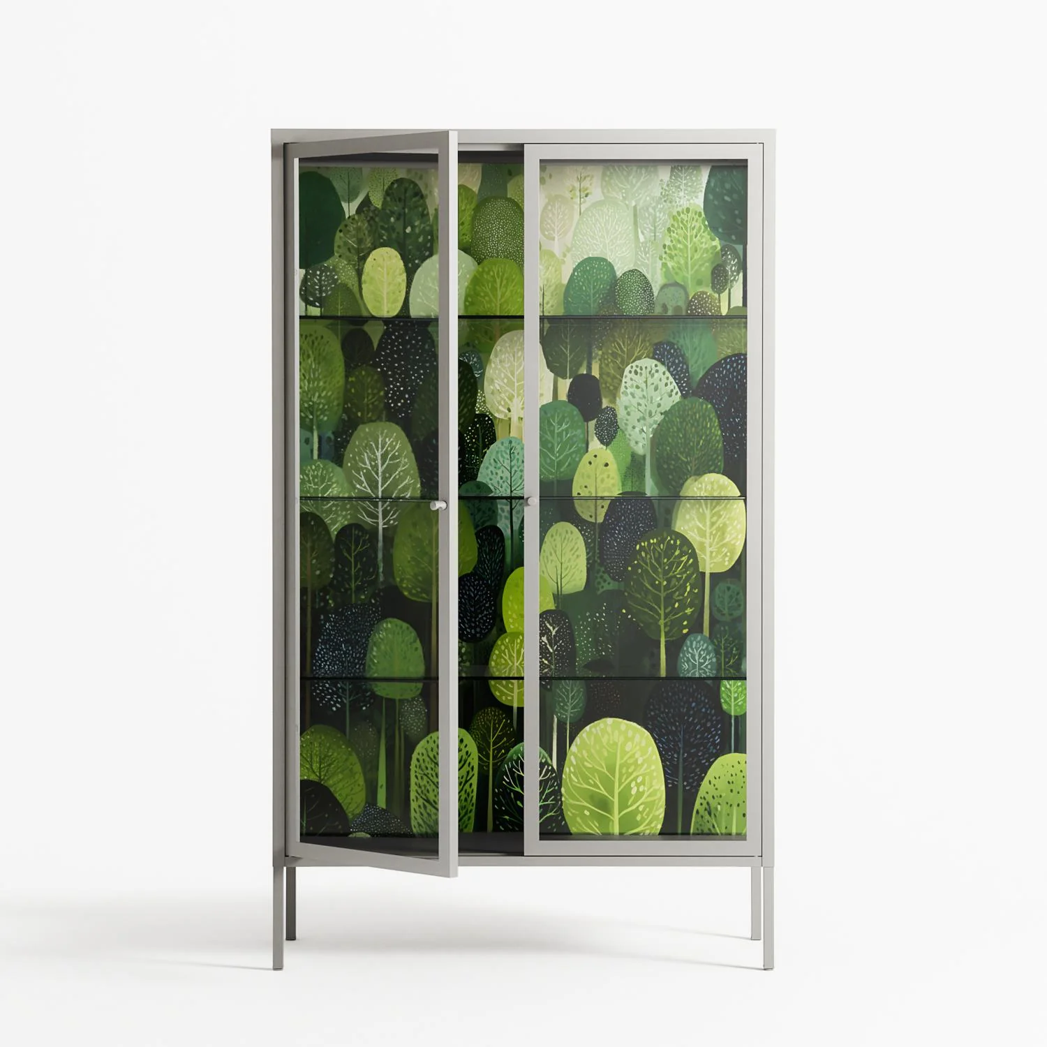 Tummetott - Cabinet - Nur Rydberg - Chalk - Clear glass - Image 2