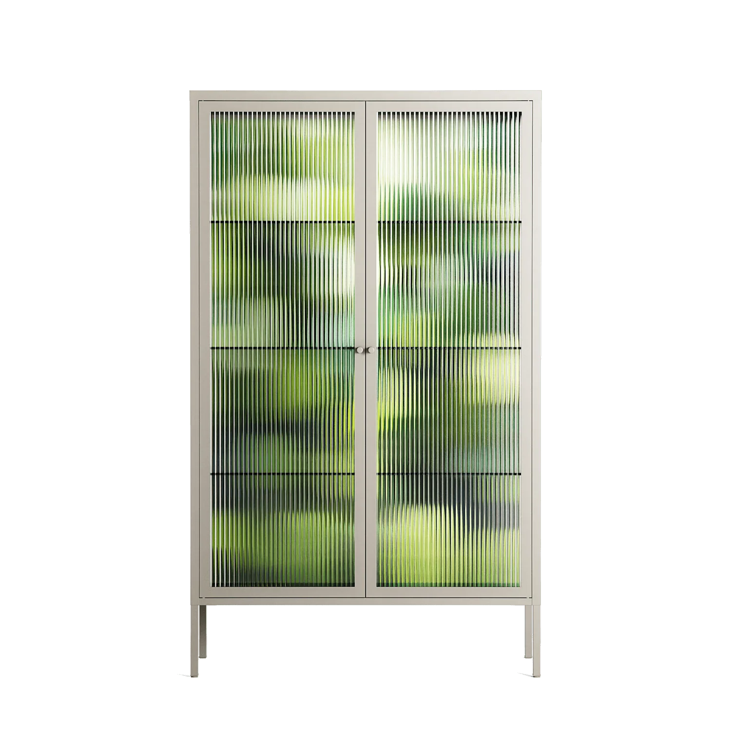 Tummetott - Cabinet - Nur Rydberg - Pebble - Reeded glass