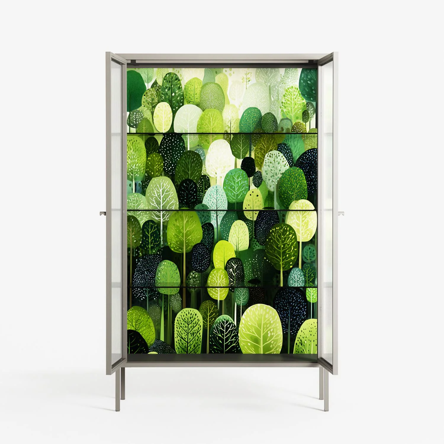 Tummetott - Cabinet - Nur Rydberg - Pebble - Reeded glass - Image 3