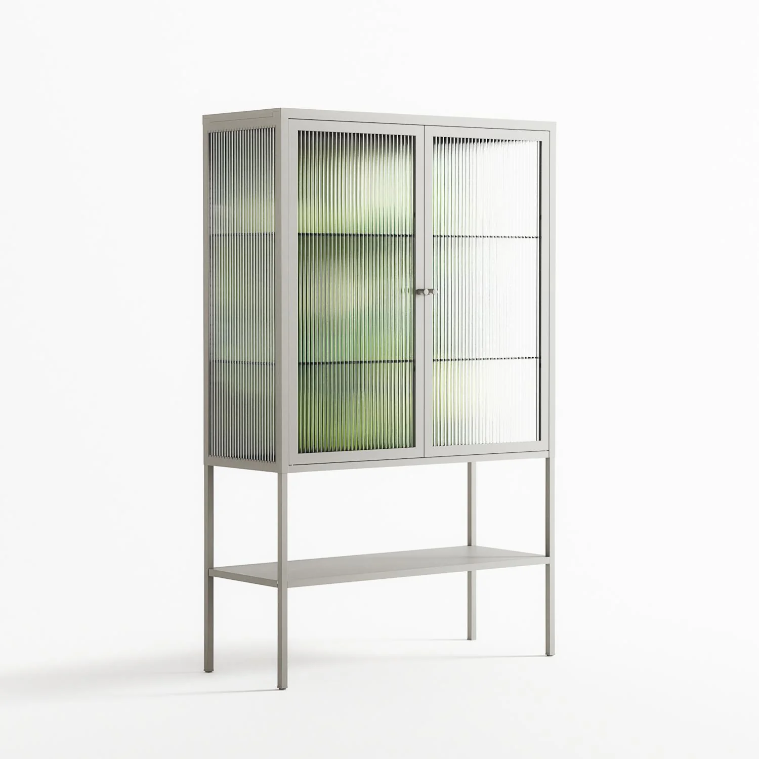 Tummetott - Loft Cabinet - Nur Rydberg - Chalk - Reeded glass - Image 4