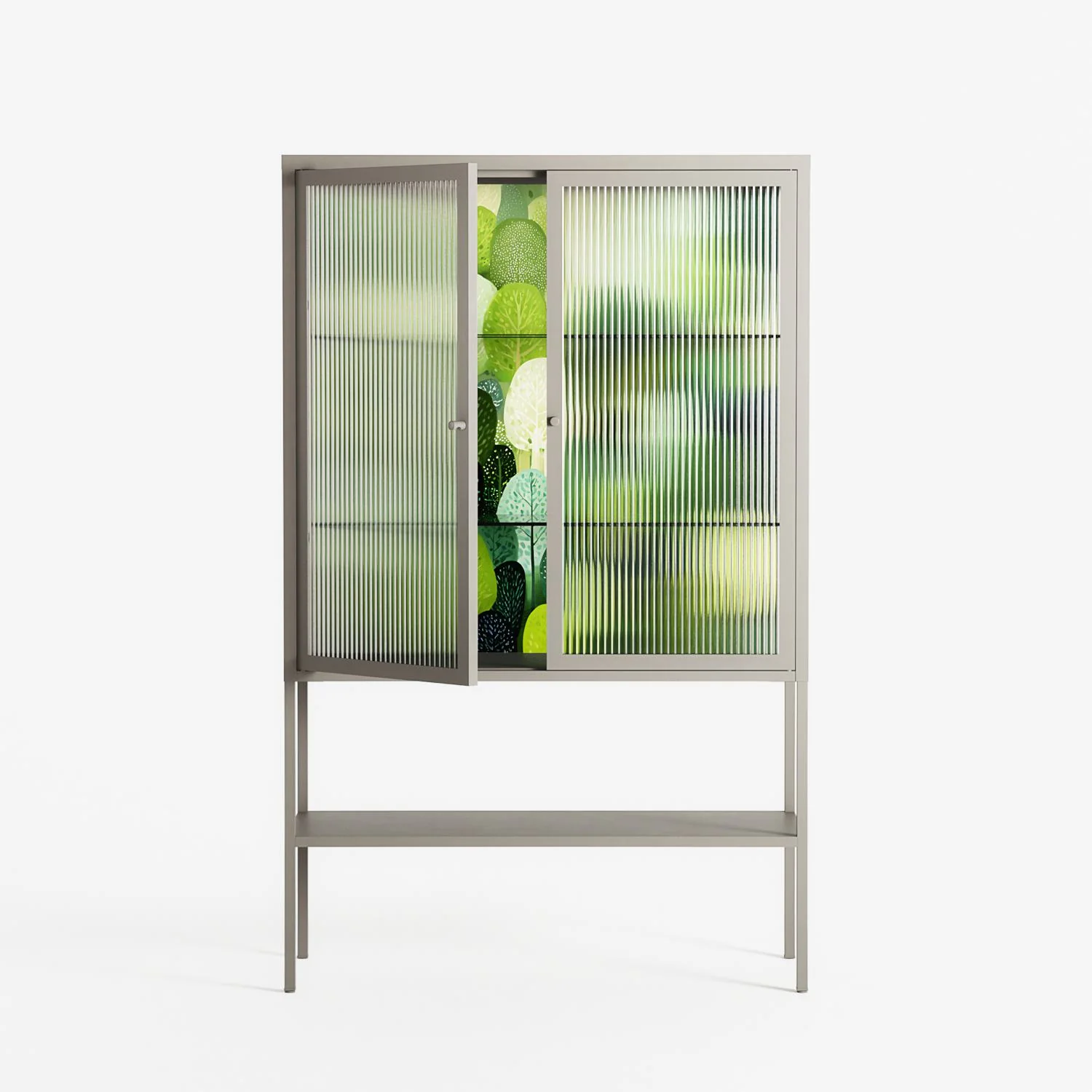 Tummetott - Loft Cabinet - Nur Rydberg - Pebble - Reeded glass - Image 2
