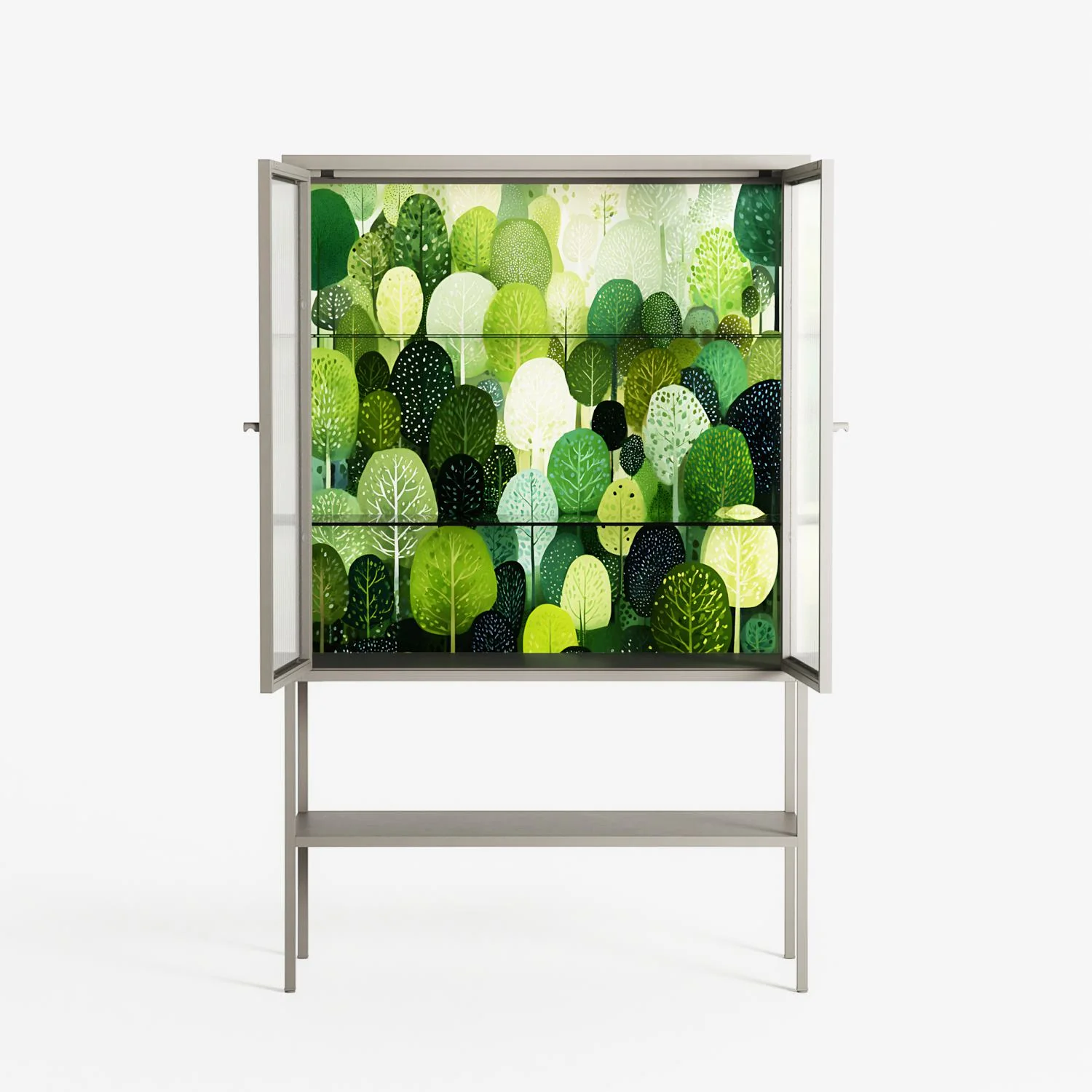 Tummetott - Loft Cabinet - Nur Rydberg - Pebble - Reeded glass - Image 3