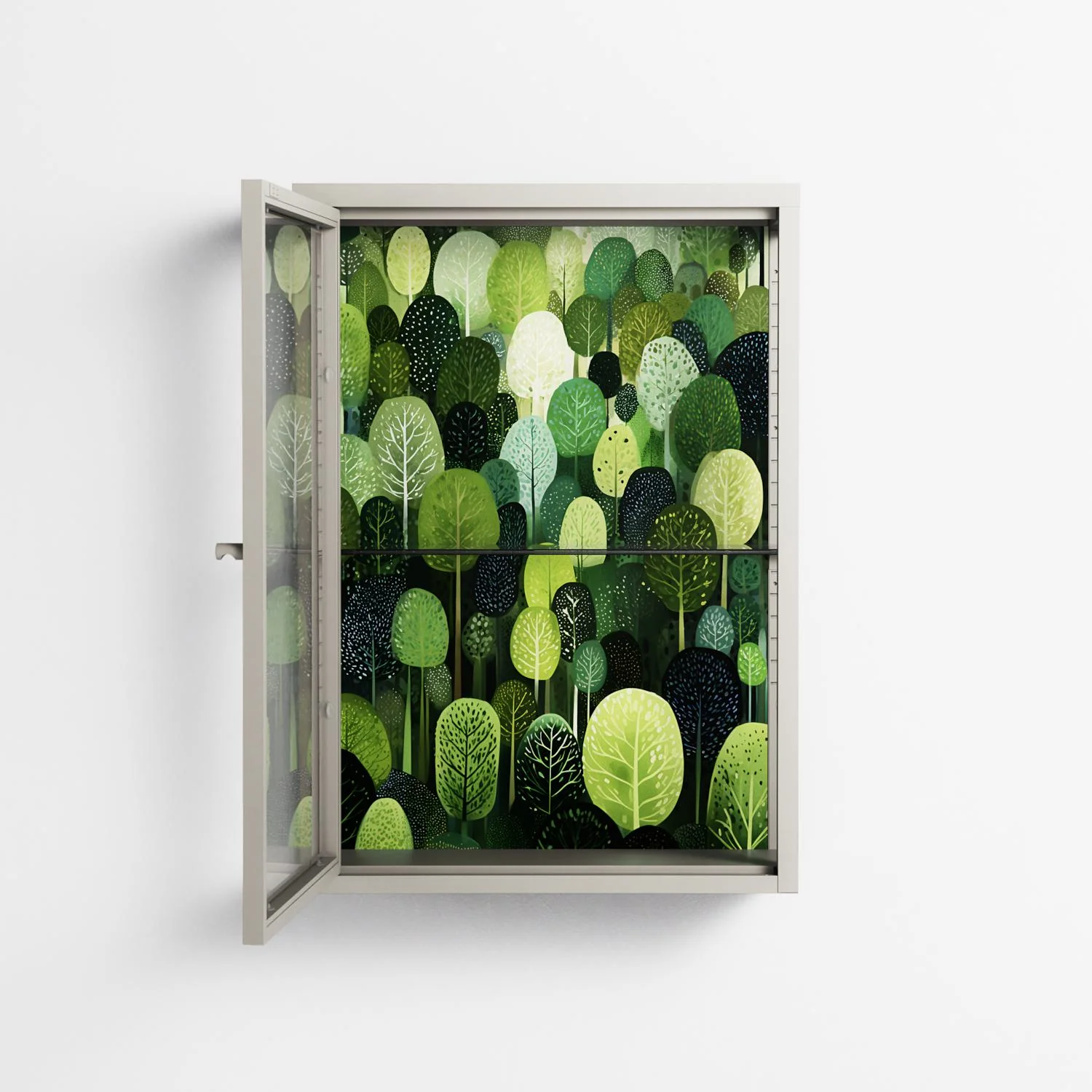 Tummetott - Wall Cabinet - Nur Rydberg - Pebble - Clear glass - Image 3