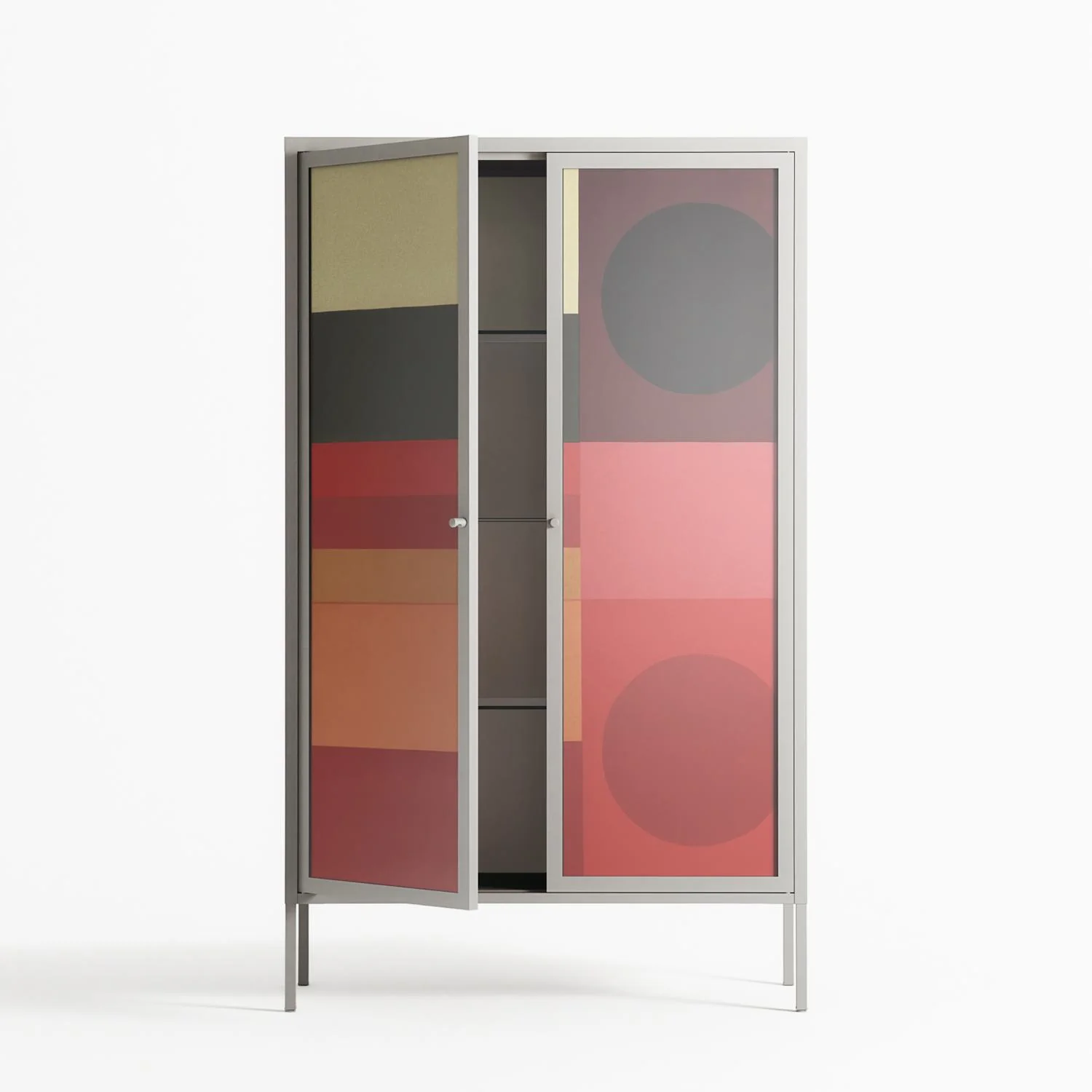 Turnstile - Cabinet - Rikki Hewitt - Chalk - Overlay Glass - Image 3