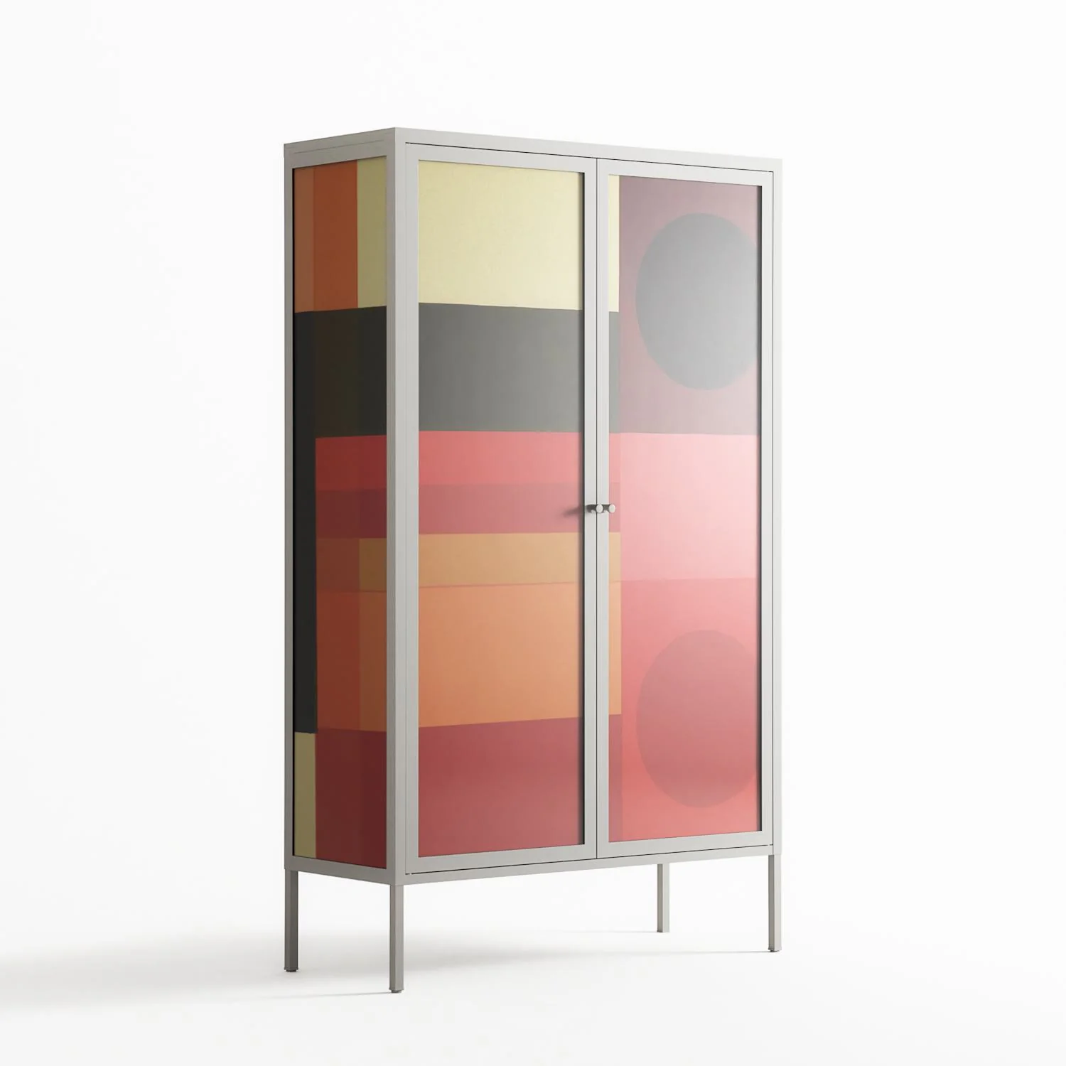 Turnstile - Cabinet - Rikki Hewitt - Chalk - Overlay Glass - Image 4