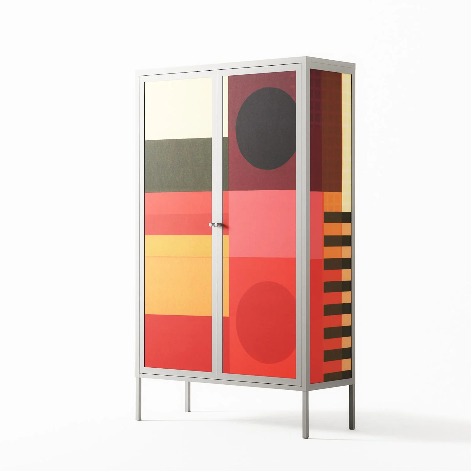 Turnstile - Cabinet - Rikki Hewitt - Chalk - Overlay Metal - Image 2