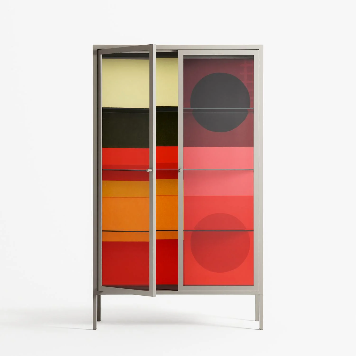 Turnstile - Cabinet - Rikki Hewitt - Pebble - Clear glass - Image 2