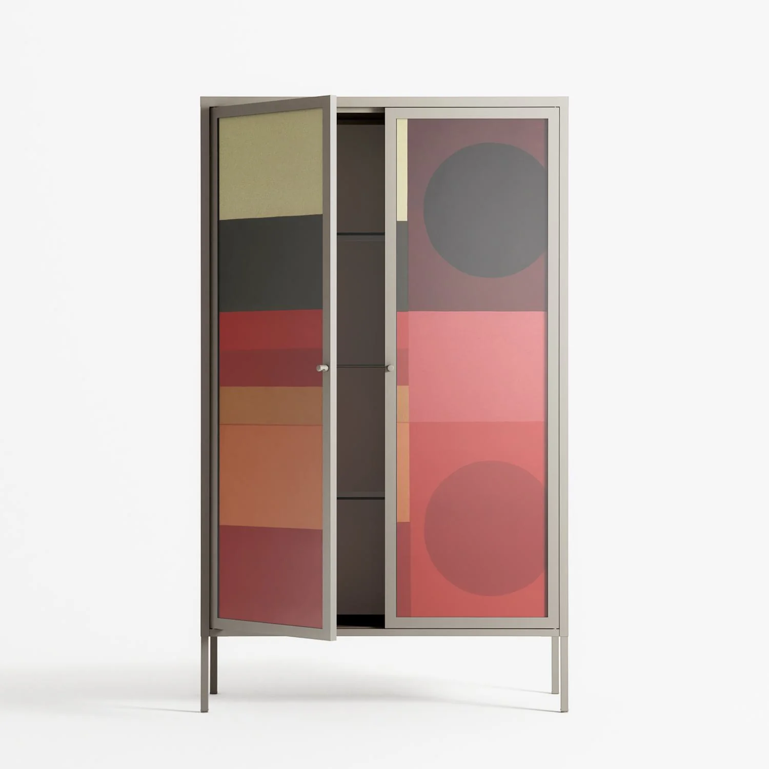 Turnstile - Cabinet - Rikki Hewitt - Pebble - Overlay Glass - Image 3