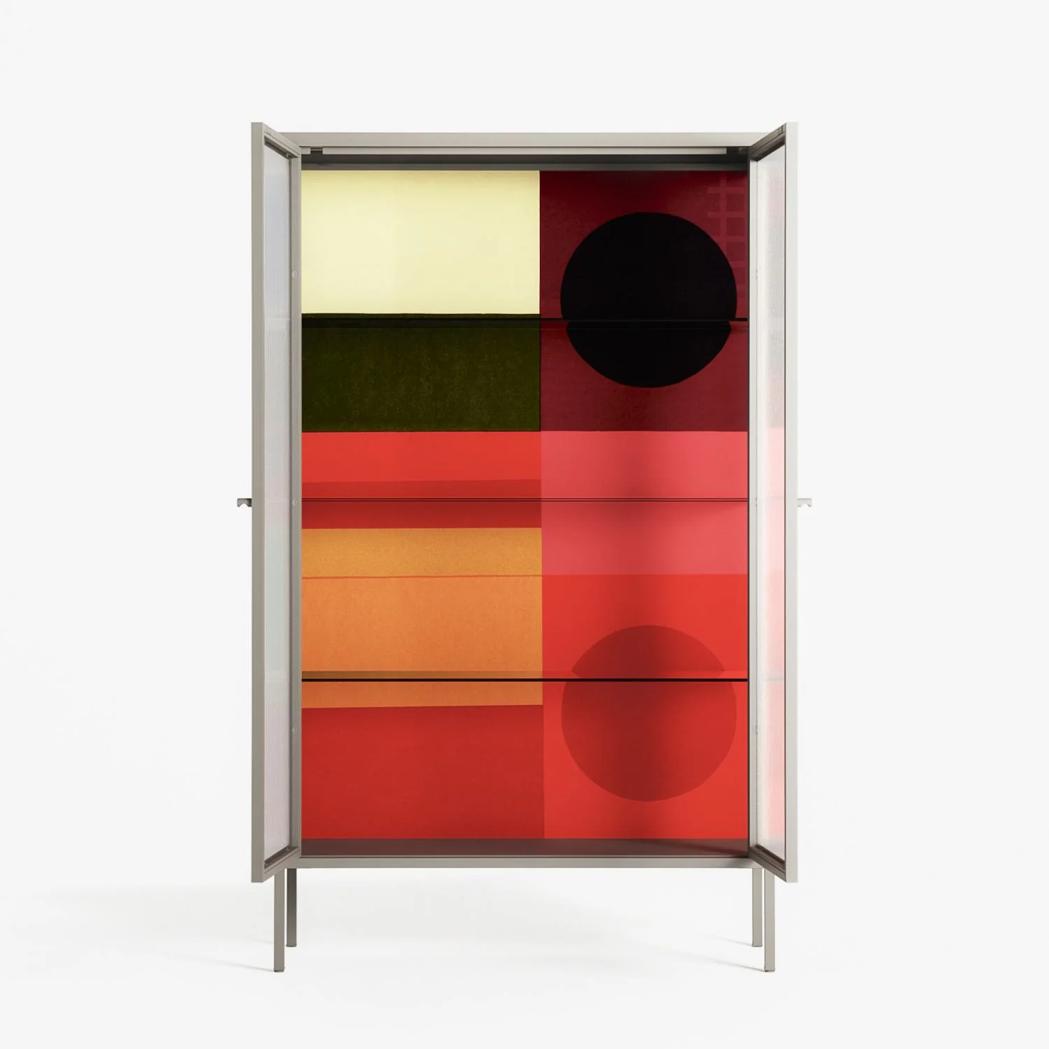 Turnstile - Cabinet - Rikki Hewitt - Pebble - Reeded glass - Image 3