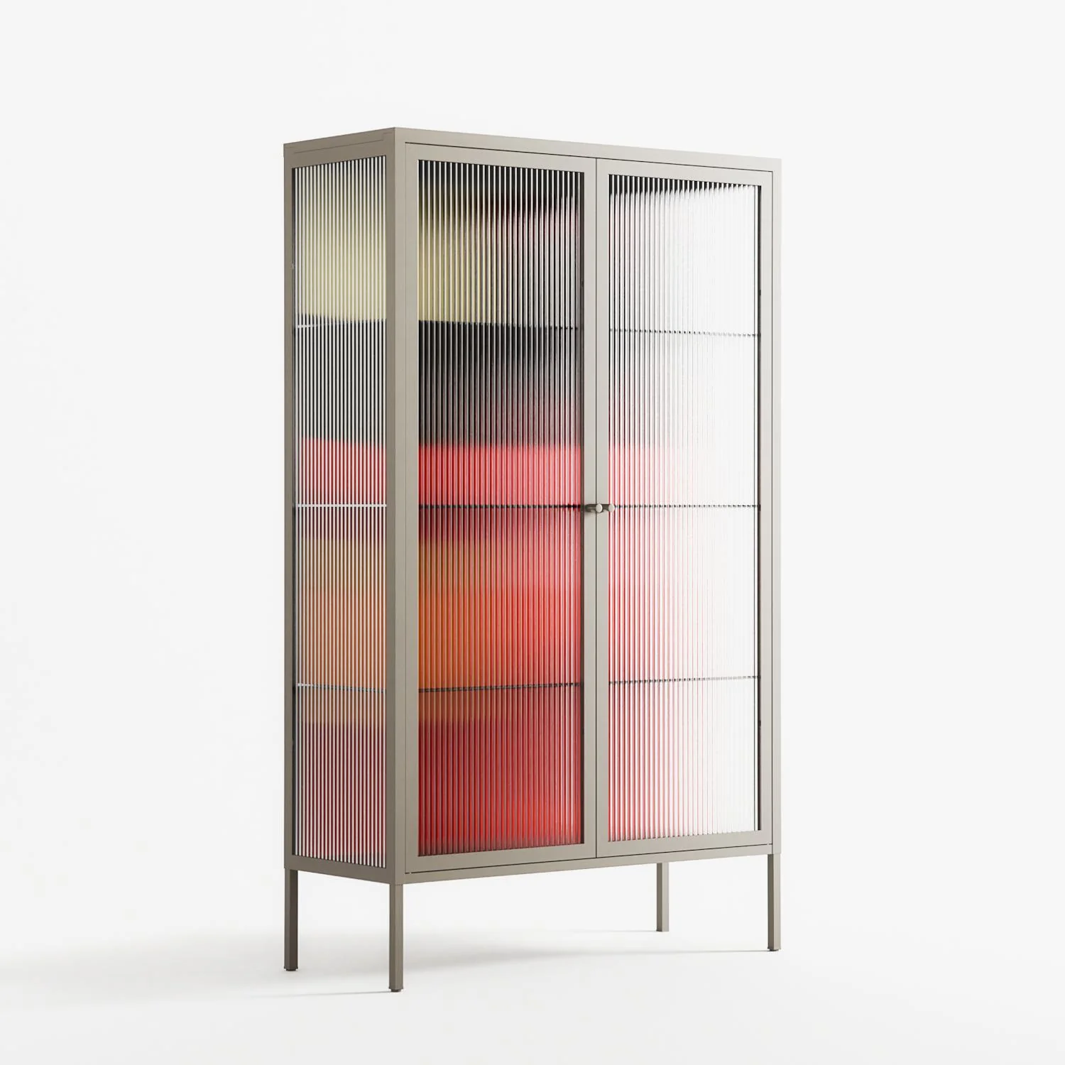Turnstile - Cabinet - Rikki Hewitt - Pebble - Reeded glass - Image 4