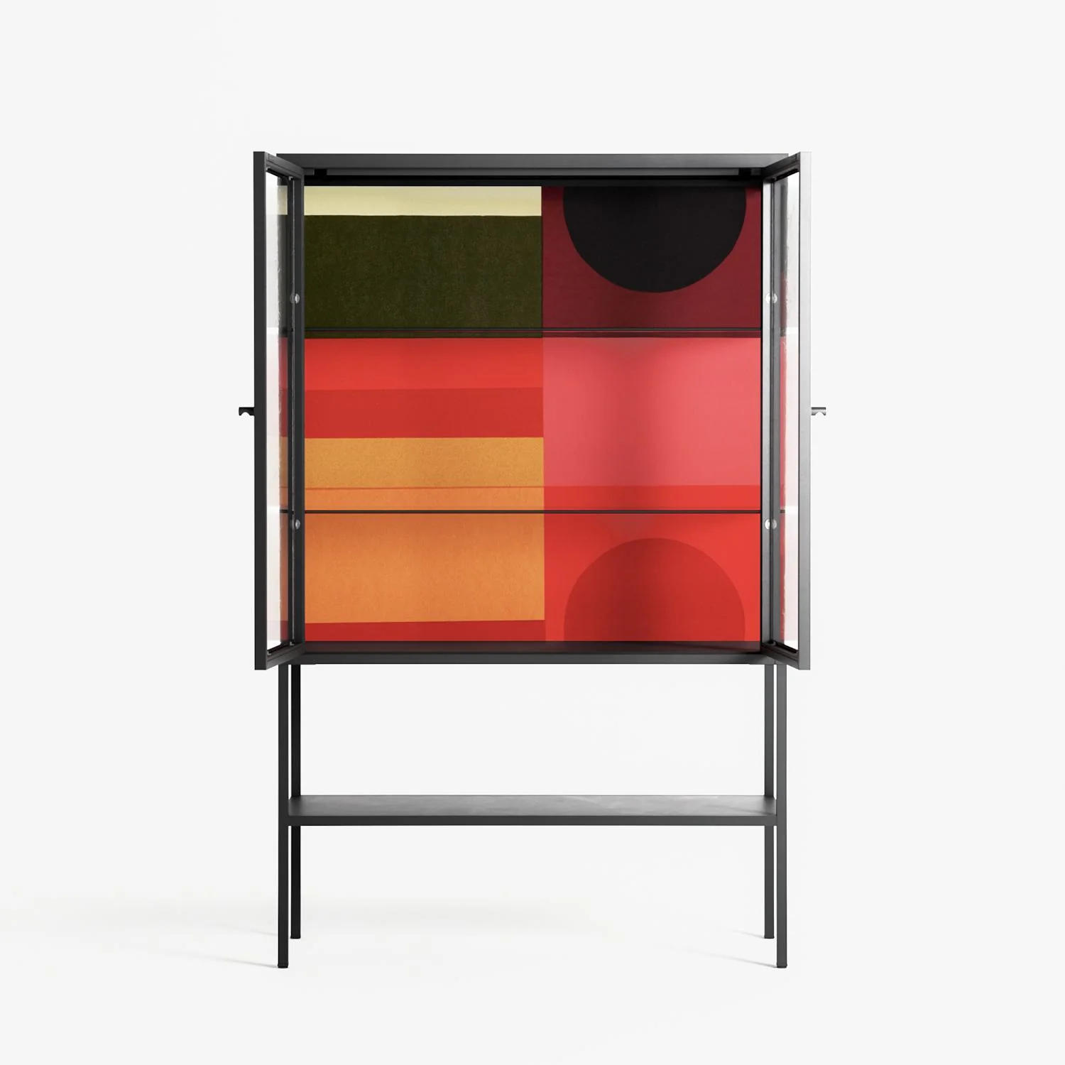 Turnstile - Loft Cabinet - Rikki Hewitt - Antracite - Clear glass - Image 3