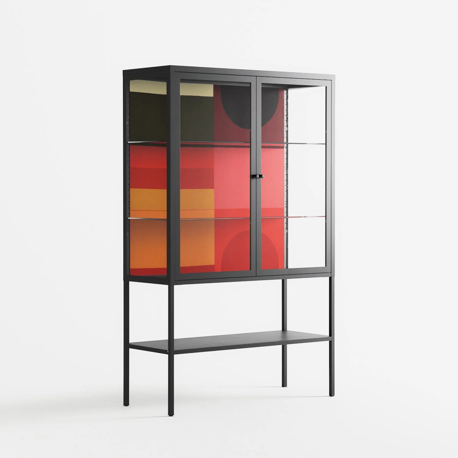 Turnstile - Loft Cabinet - Rikki Hewitt - Antracite - Clear glass - Image 4