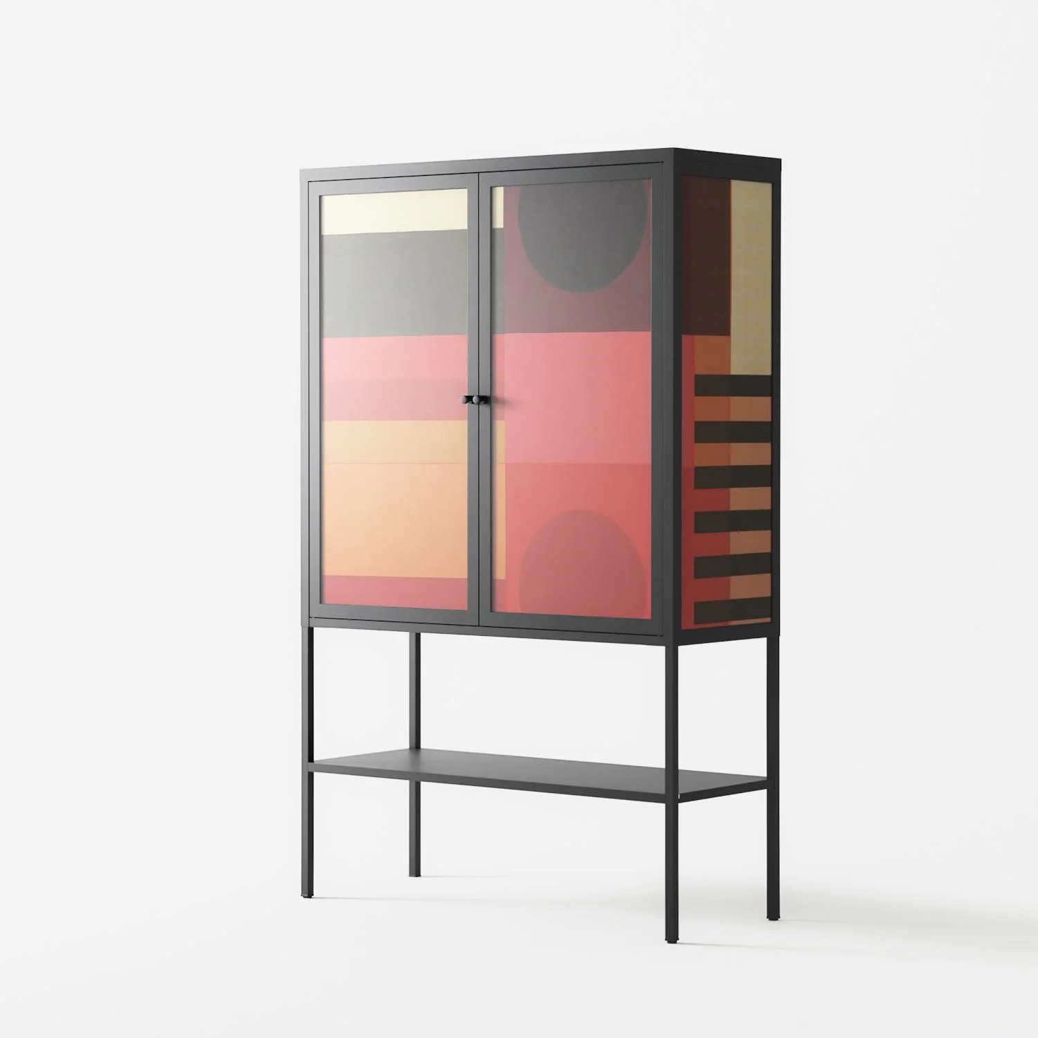 Turnstile - Loft Cabinet - Rikki Hewitt - Antracite - Overlay Glass - Image 2