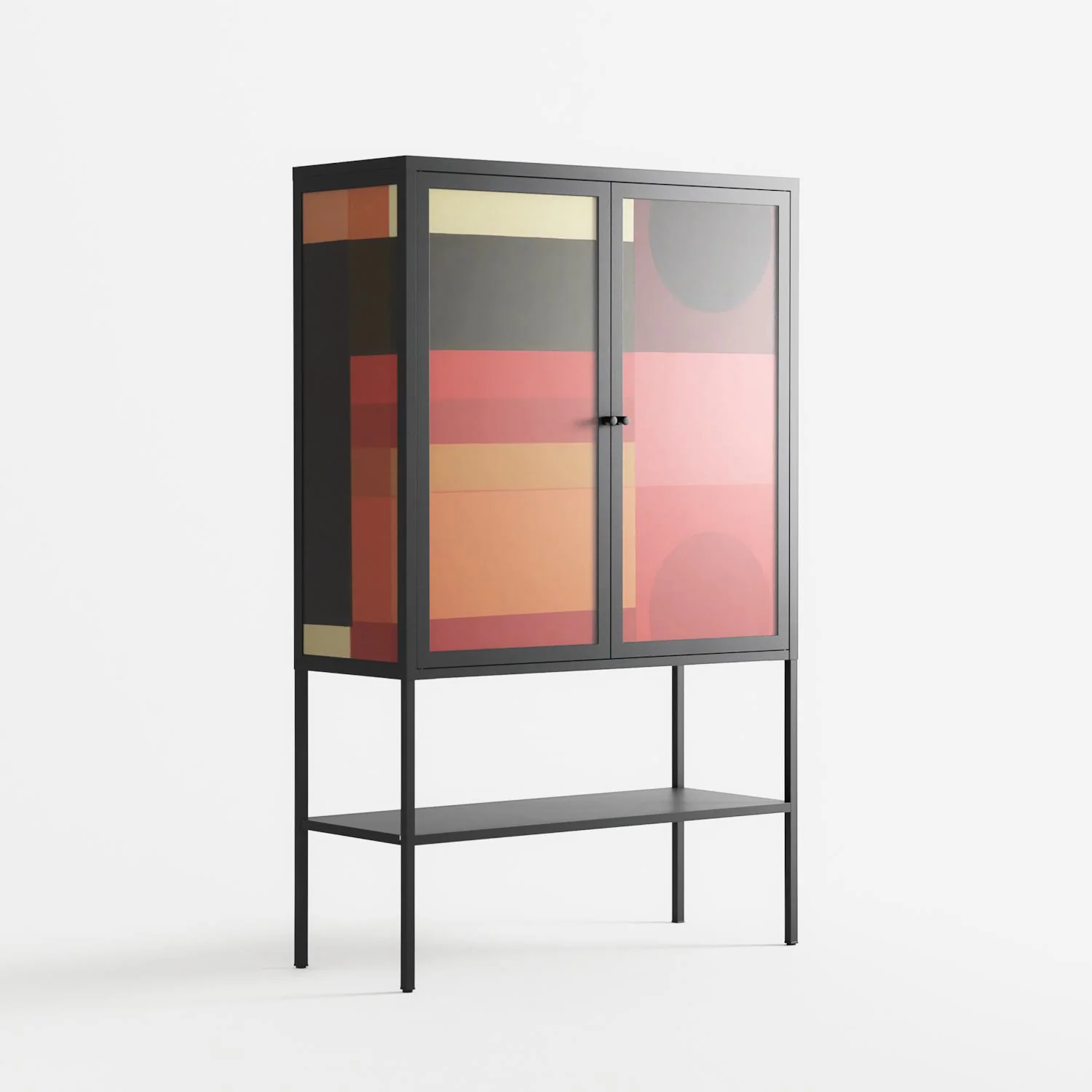 Turnstile - Loft Cabinet - Rikki Hewitt - Antracite - Overlay Glass - Image 4