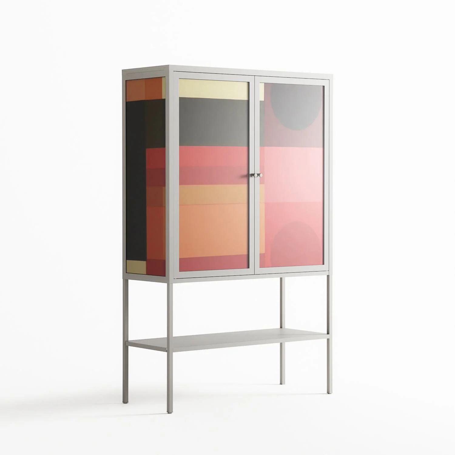 Turnstile - Loft Cabinet - Rikki Hewitt - Chalk - Overlay Glass - Image 4