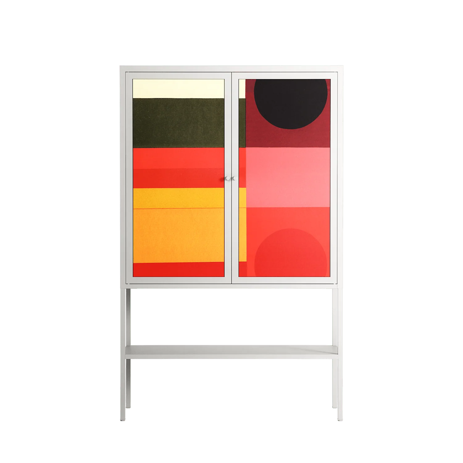 Turnstile - Loft Cabinet - Rikki Hewitt - Chalk - Overlay Metal