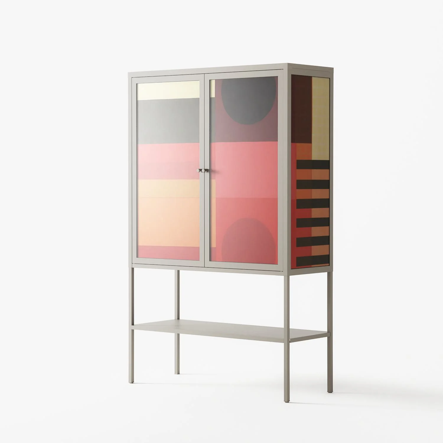 Turnstile - Loft Cabinet - Rikki Hewitt - Pebble - Overlay Glass - Image 2