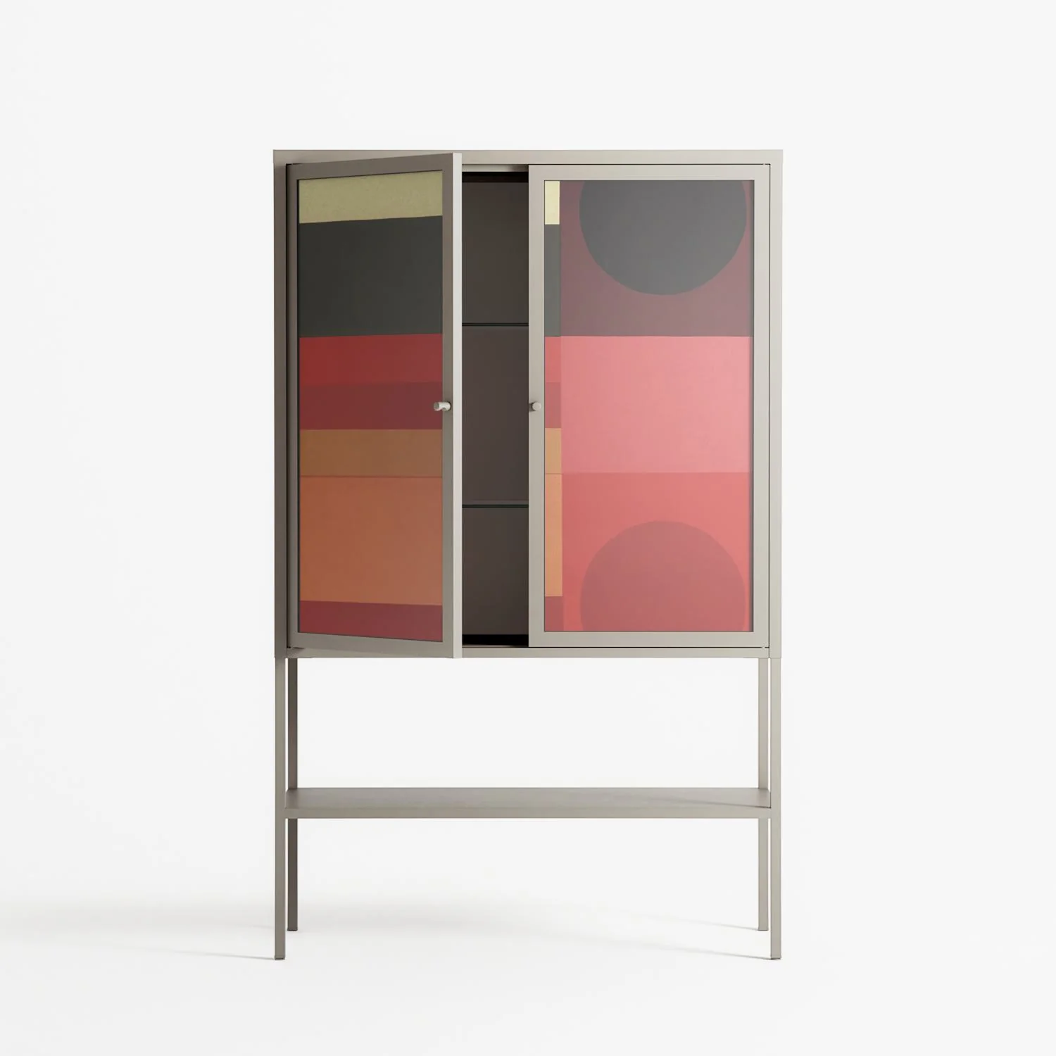 Turnstile - Loft Cabinet - Rikki Hewitt - Pebble - Overlay Glass - Image 3
