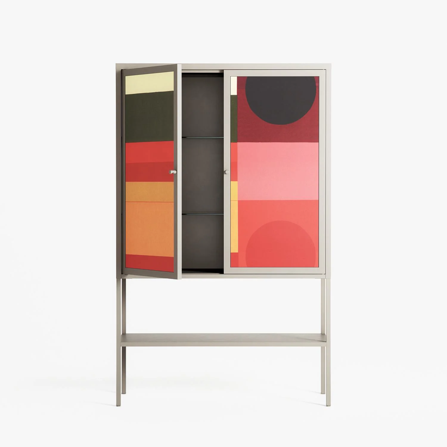 Turnstile - Loft Cabinet - Rikki Hewitt - Pebble - Overlay Metal - Image 3