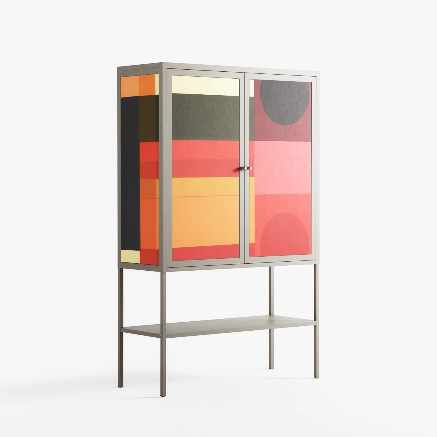Turnstile - Loft Cabinet - Rikki Hewitt - Pebble - Overlay Metal - Image 4