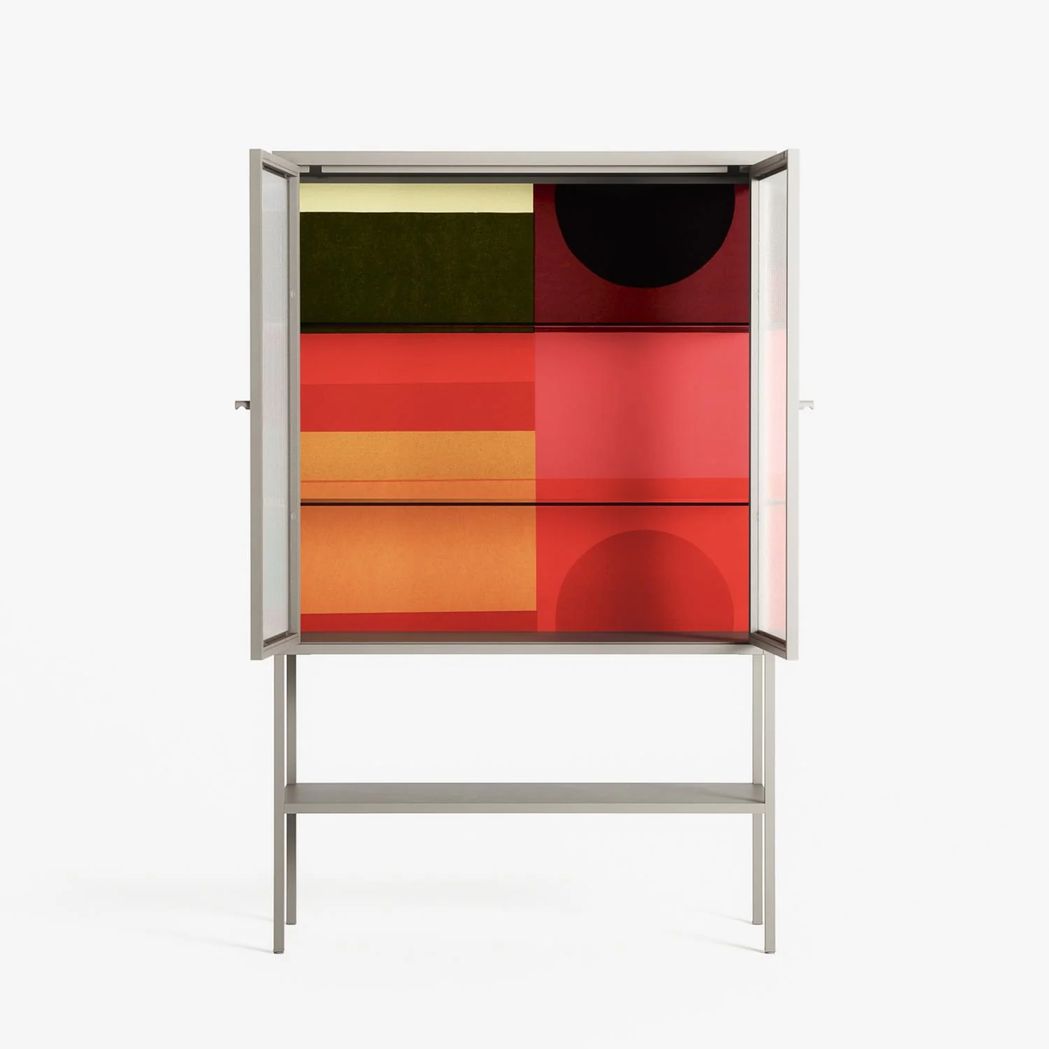 Turnstile - Loft Cabinet - Rikki Hewitt - Pebble - Reeded glass - Image 3