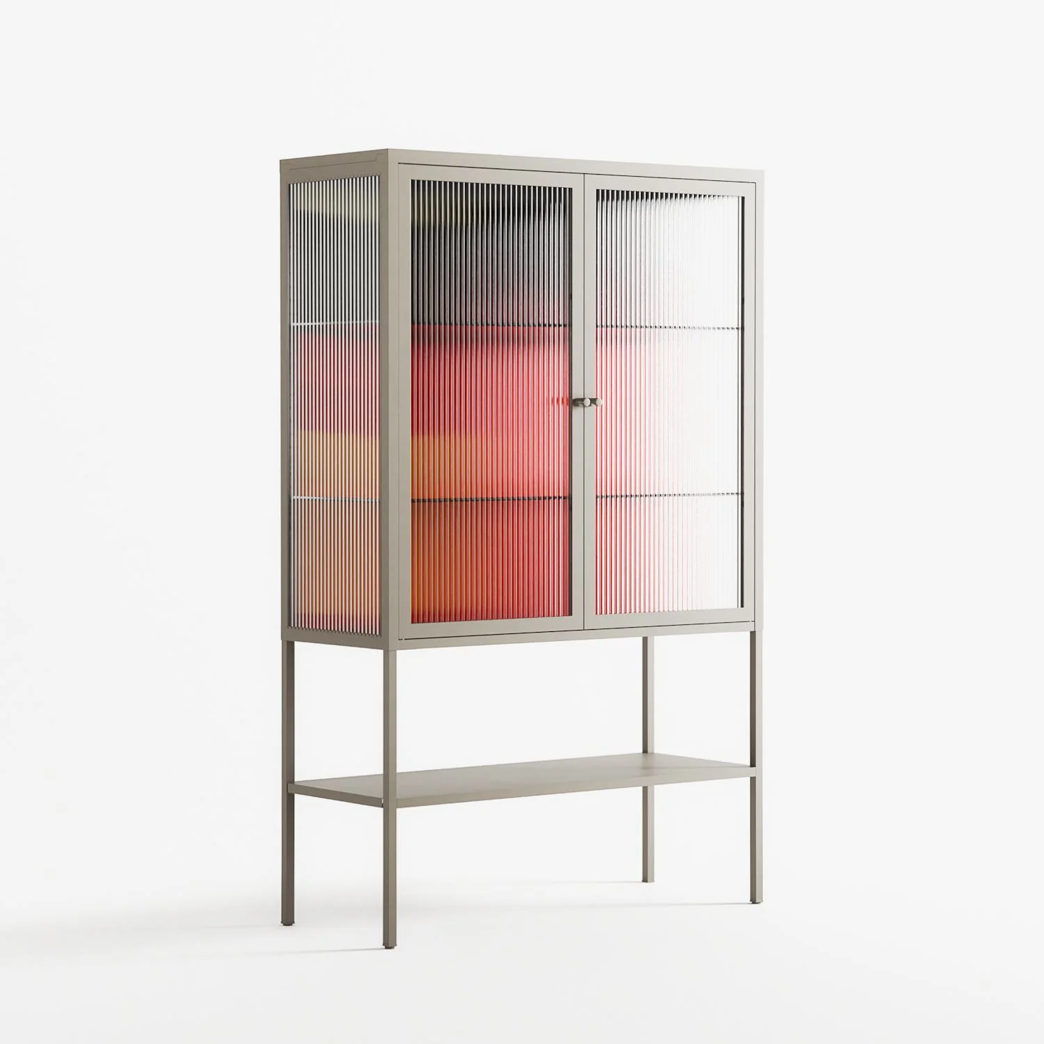 Turnstile - Loft Cabinet - Rikki Hewitt - Pebble - Reeded glass - Image 4