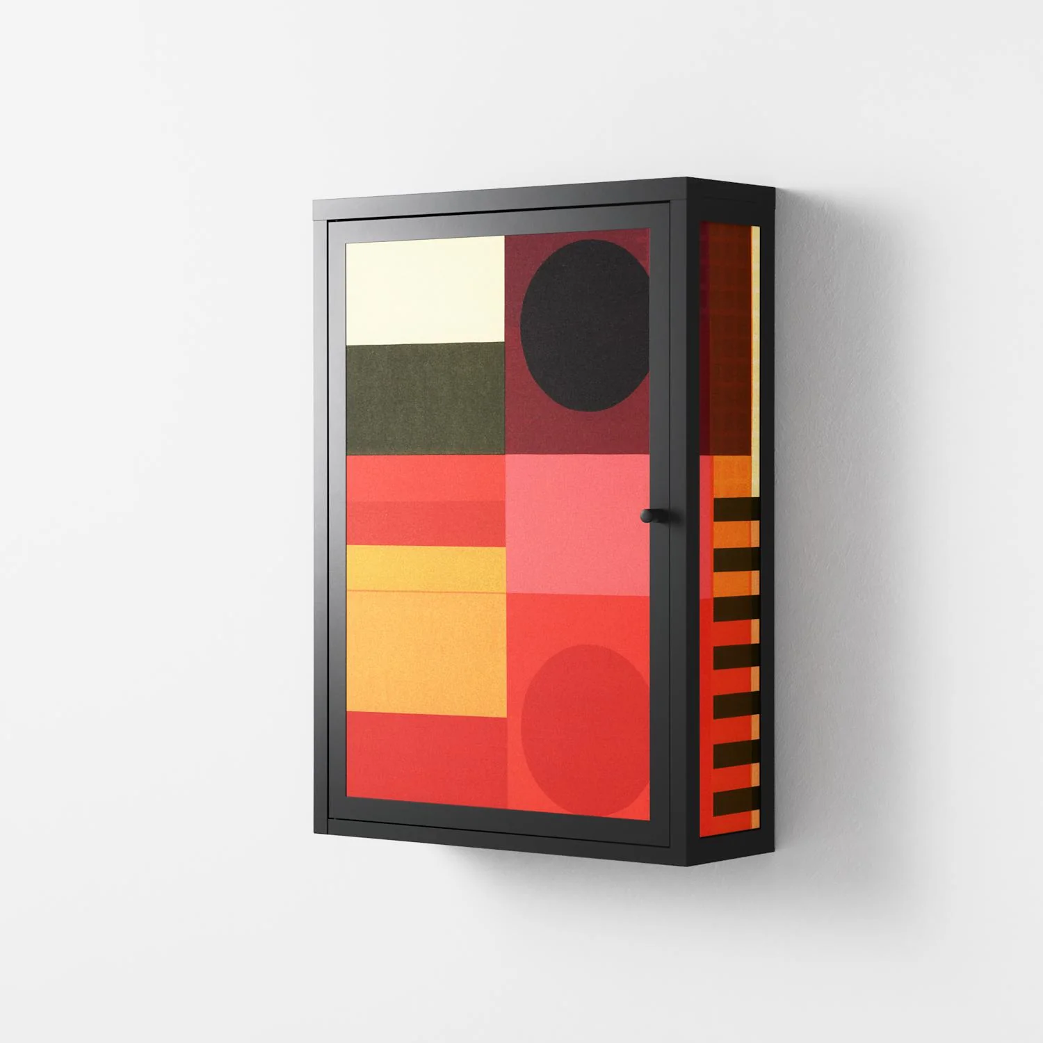 Turnstile - Wall Cabinet - Rikki Hewitt - Antracite - Overlay Metal - Image 2