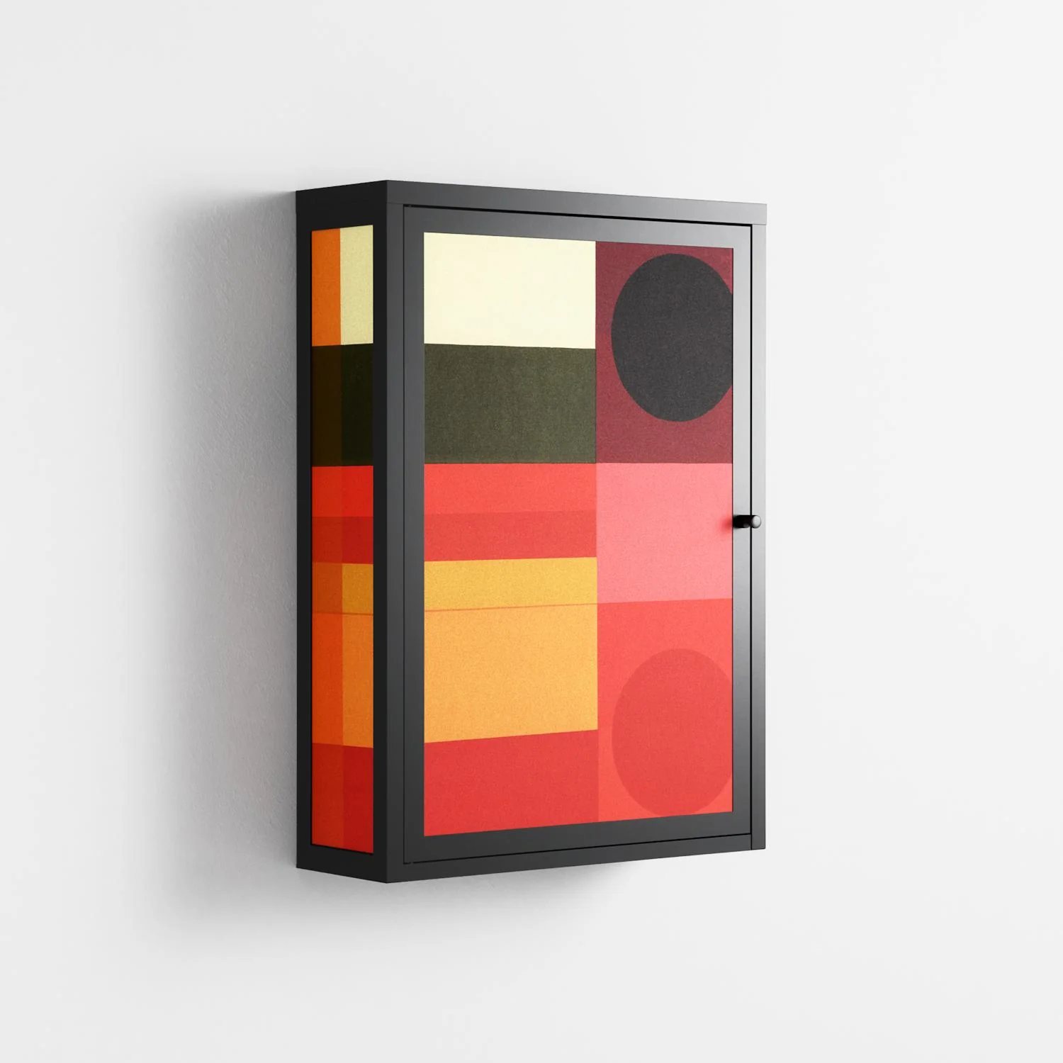 Turnstile - Wall Cabinet - Rikki Hewitt - Antracite - Overlay Metal - Image 4