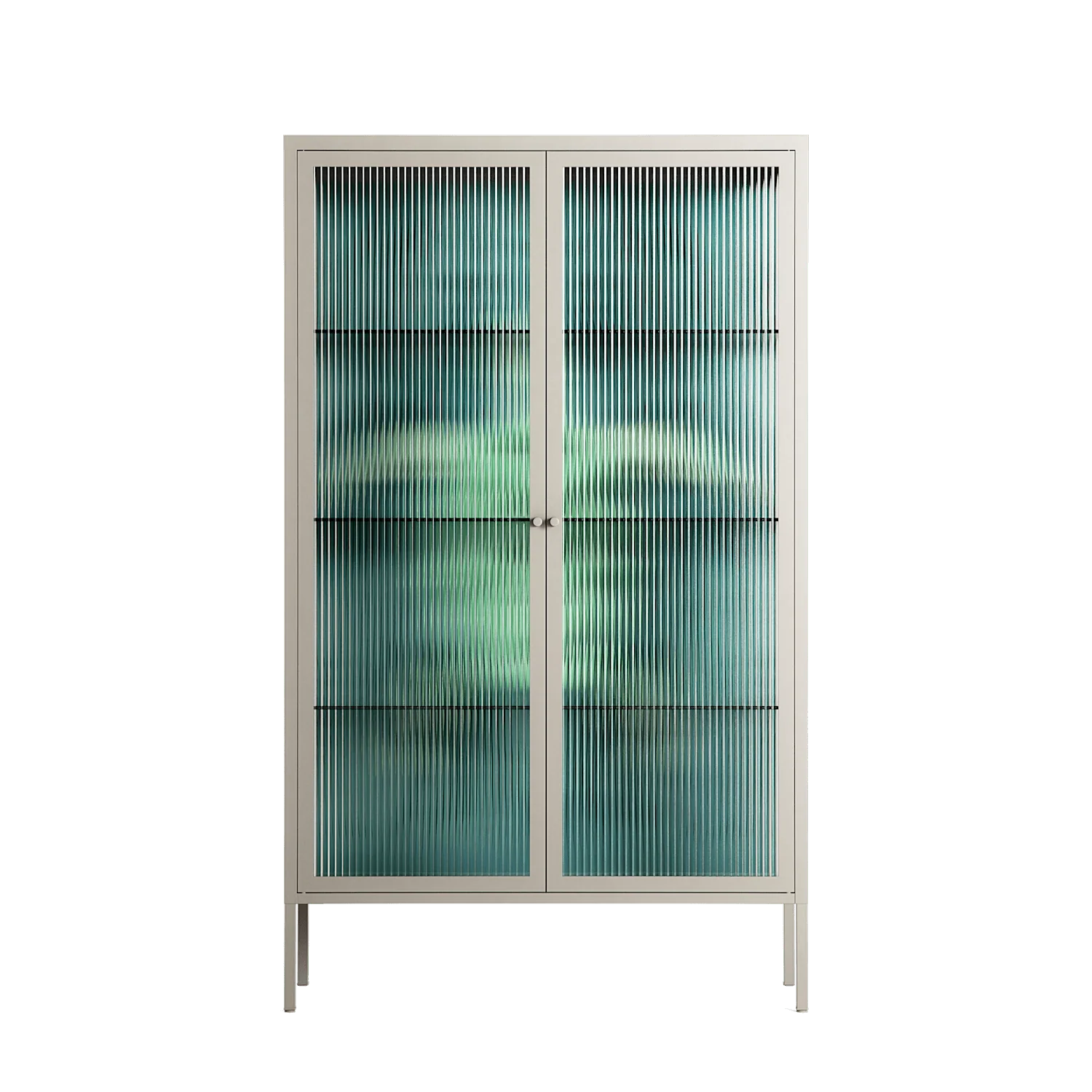 Turtle With Kelp - Cabinet - Katie O’Shea - Pebble - Reeded glass