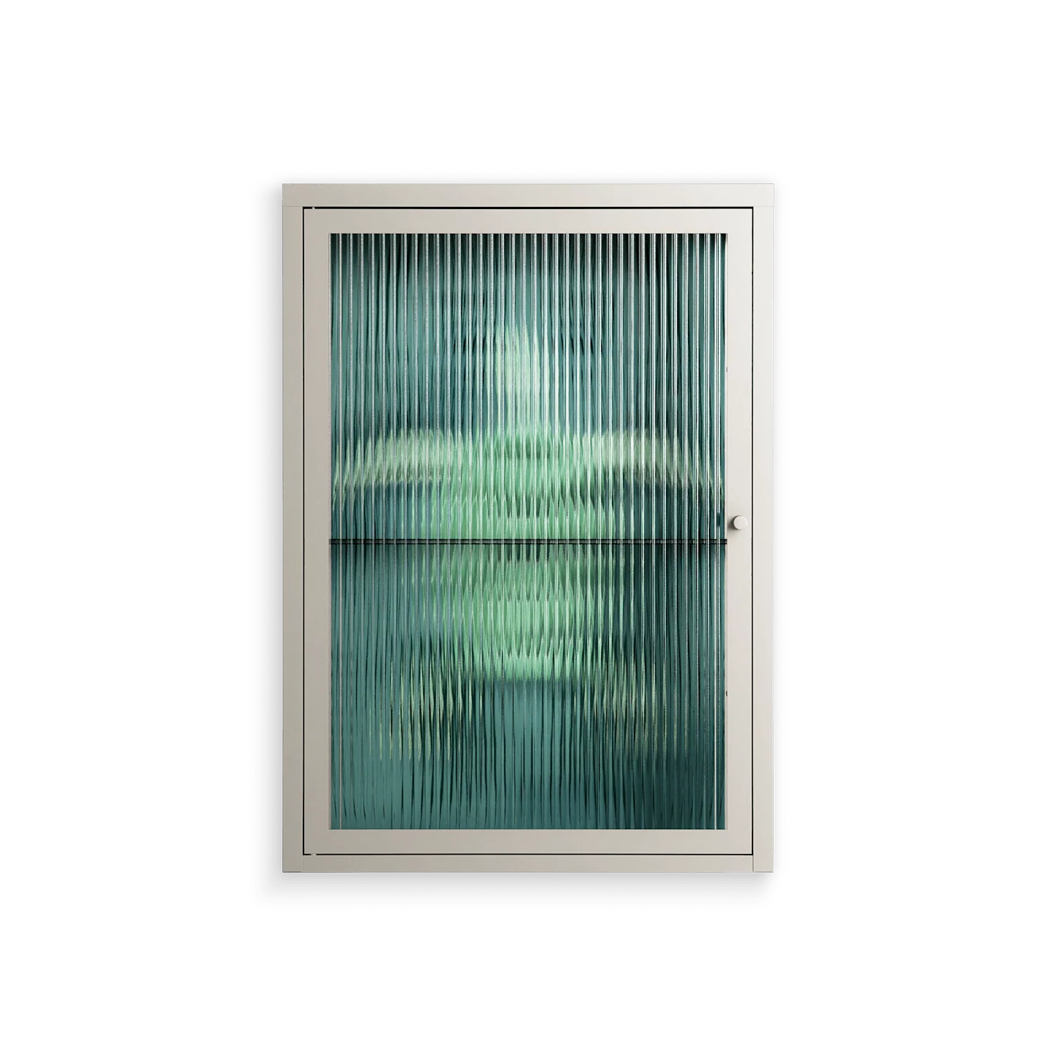 Turtle With Kelp - Wall Cabinet - Katie O’Shea - Pebble - Reeded glass