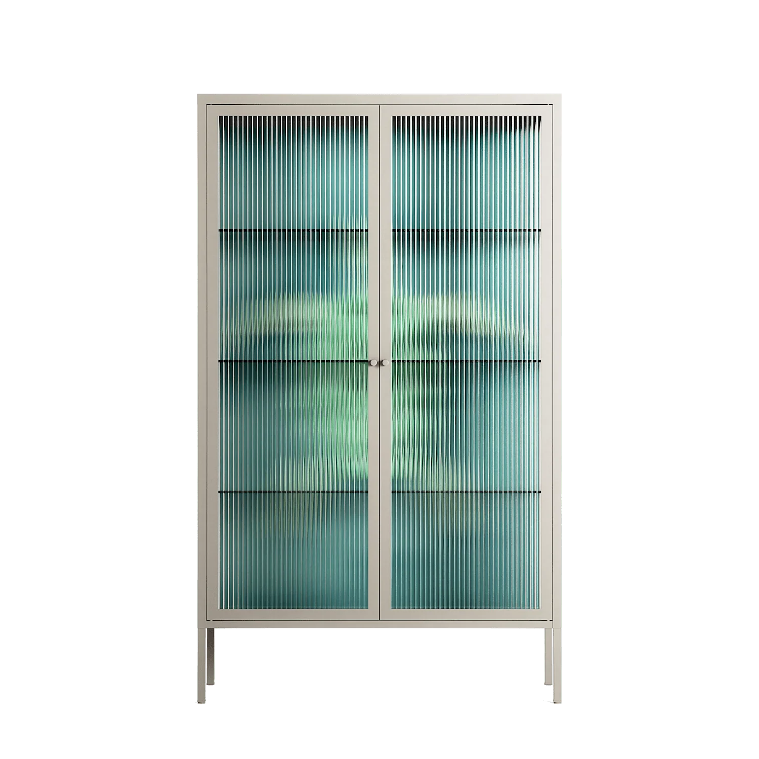 Turtle Without Kelp - Cabinet - Katie O’Shea - Pebble - Reeded glass