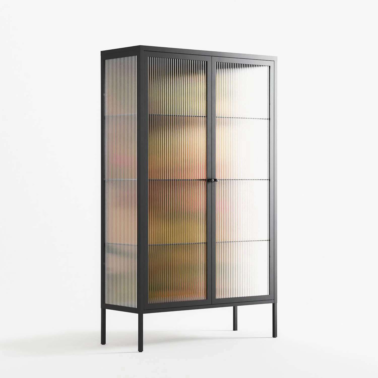 Twins - Cabinet - Raissa Oltmanns - Antracite - Reeded glass - Image 4