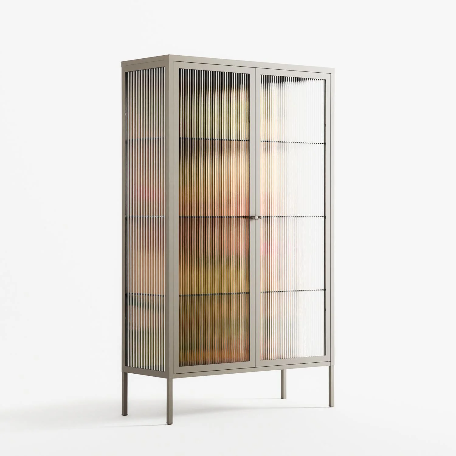Twins - Cabinet - Raissa Oltmanns - Pebble - Reeded glass - Image 4