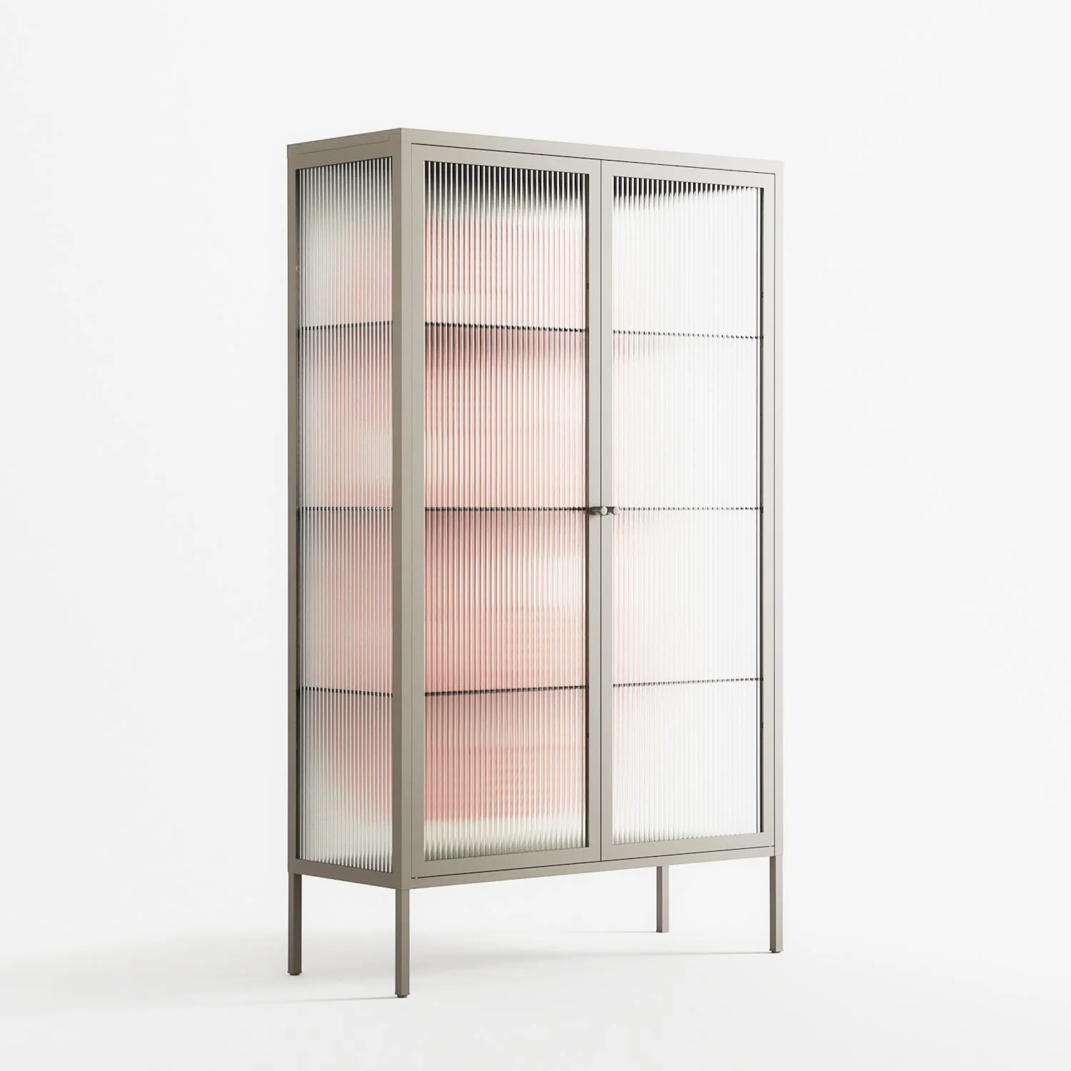 United - Cabinet - Vratislav Pecka - Pebble - Reeded glass - Image 4