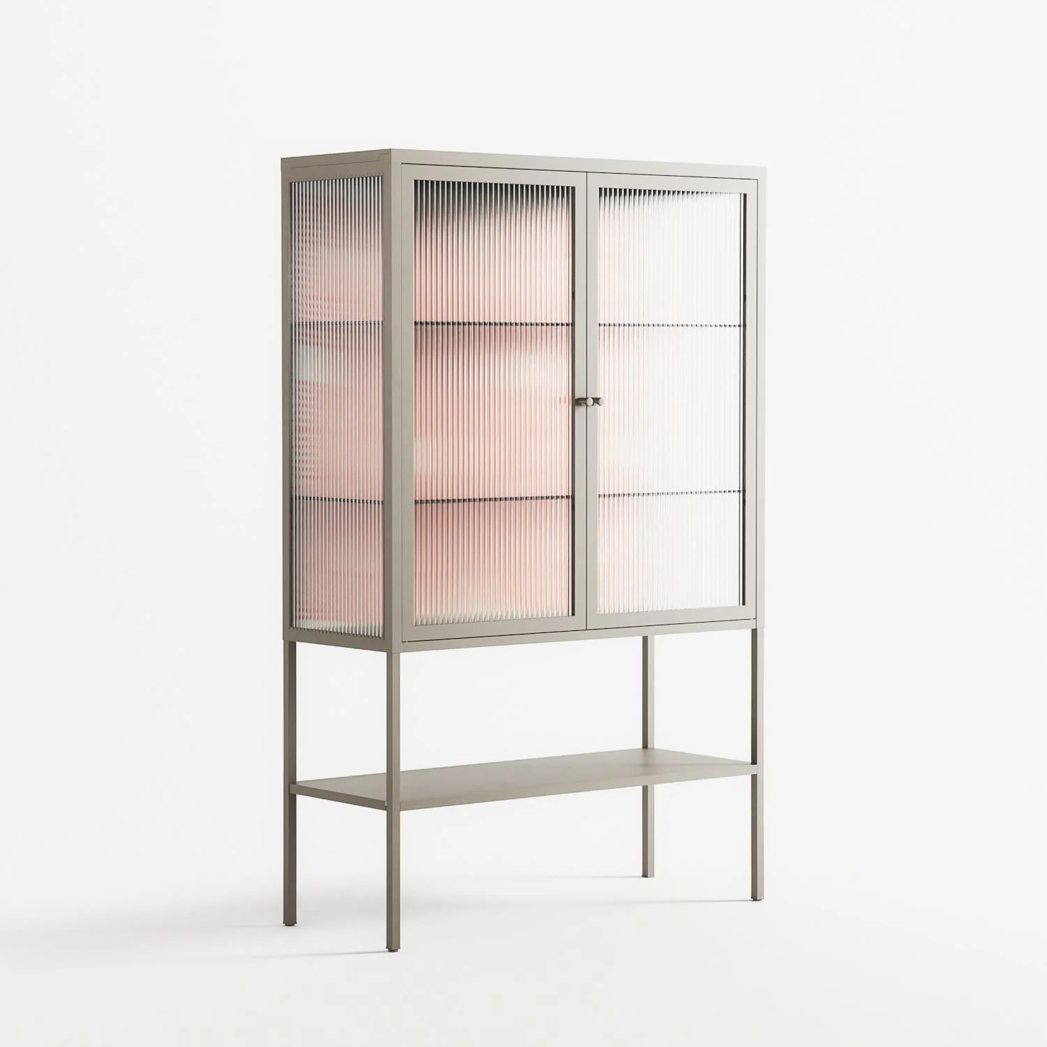 United - Loft Cabinet - Vratislav Pecka - Pebble - Clear glass - Image 4
