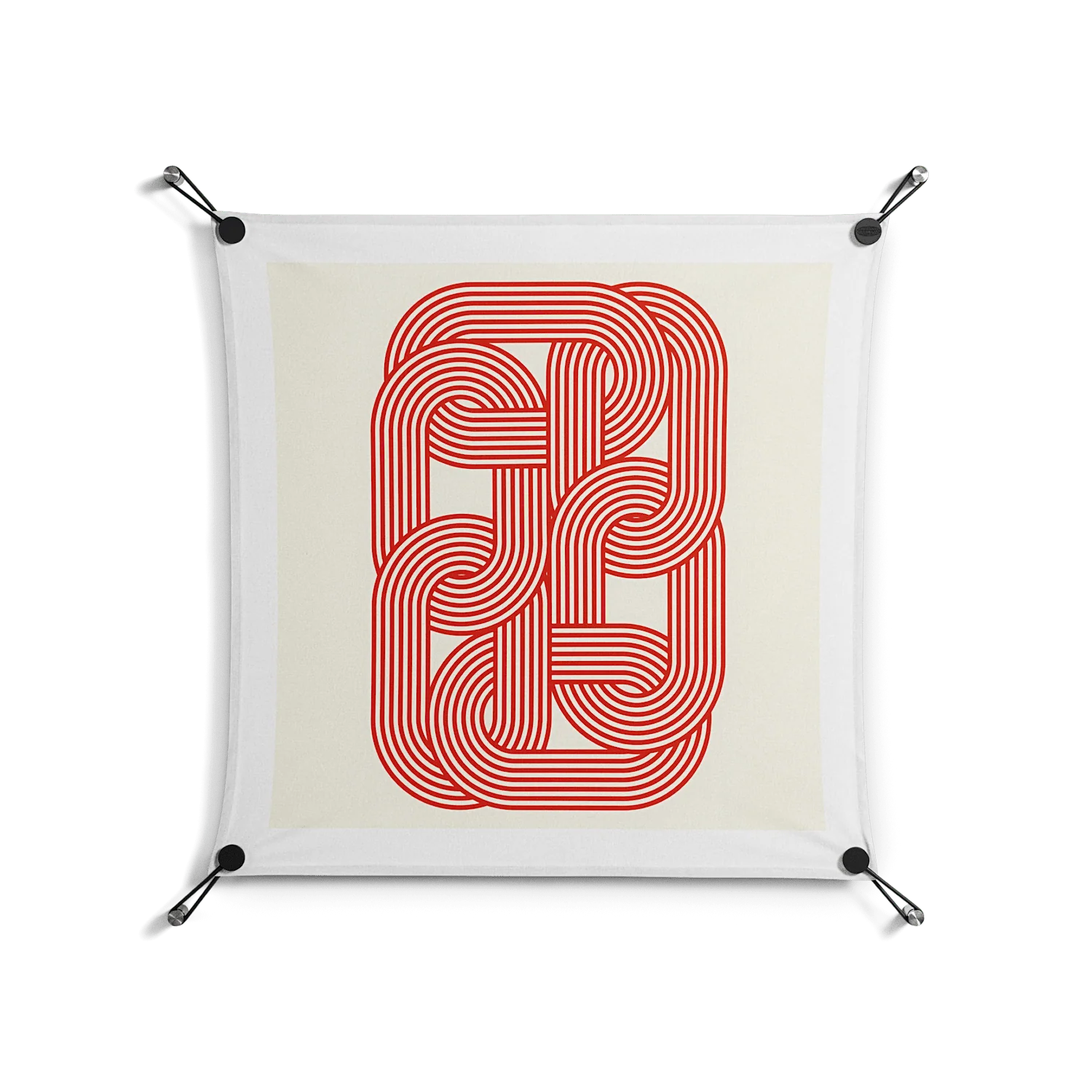 United - Work On Wall - Vratislav Pecka - Black - 70 x 70 cm